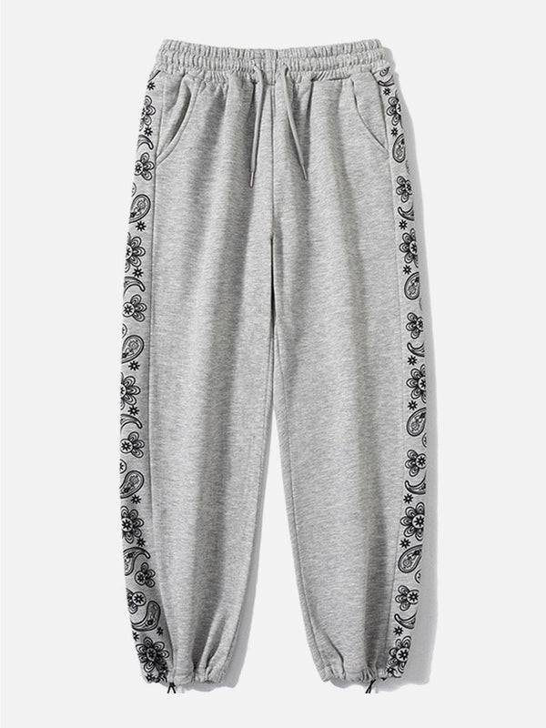 Helmiss - Bandana Print Sweatpants- Streetwear Fashion - helmiss.com