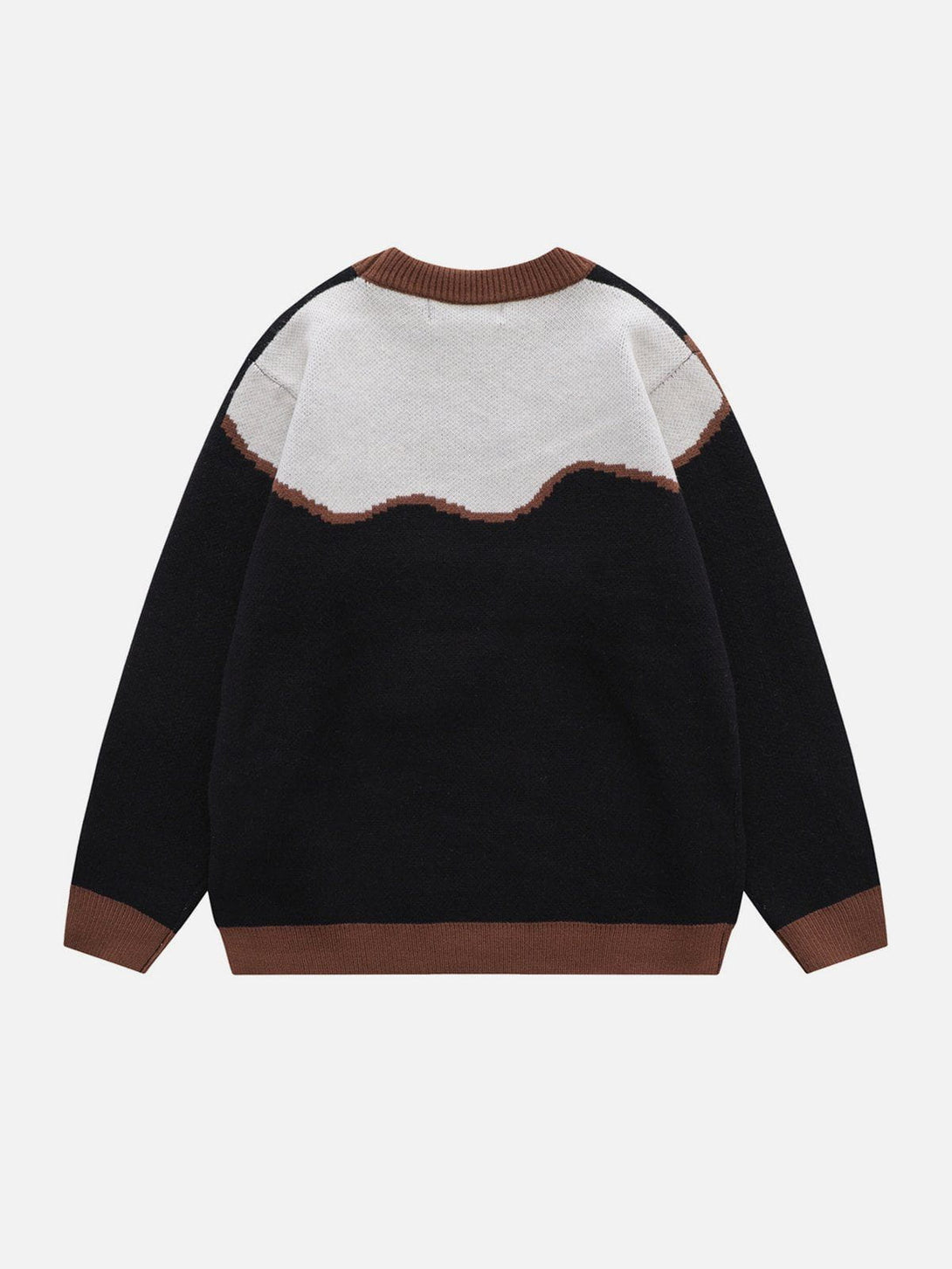 Helmiss - Bear Embroidery Pattern Sweater- Streetwear Fashion - helmiss.com