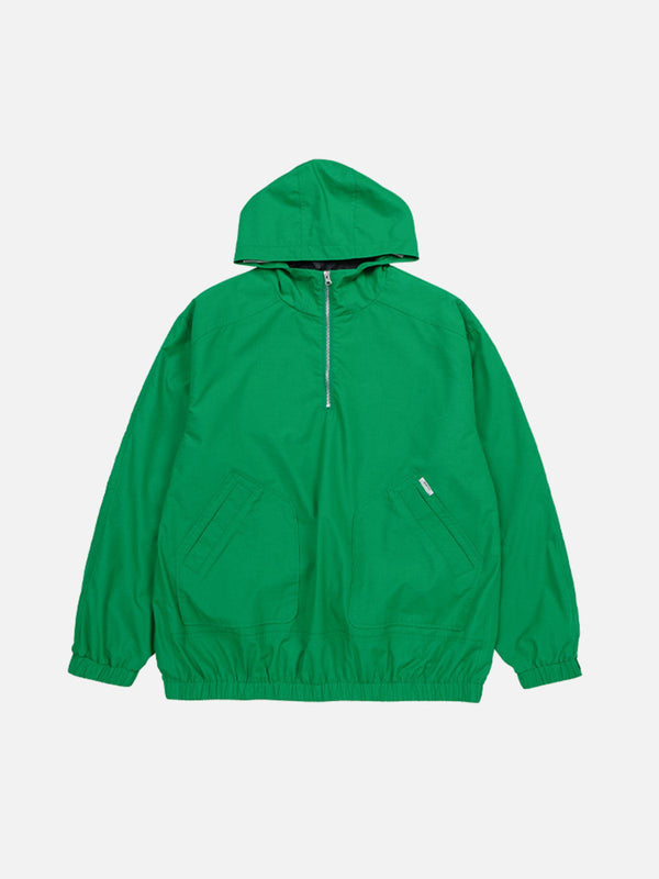 Helmiss - Big Pockets Outdoor Anorak- Streetwear Fashion - helmiss.com