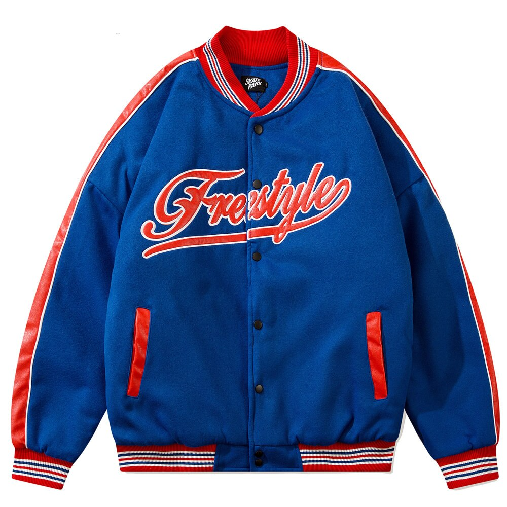 Helmiss - Blue FREESTYLE Jacket- Streetwear Fashion - helmiss.com