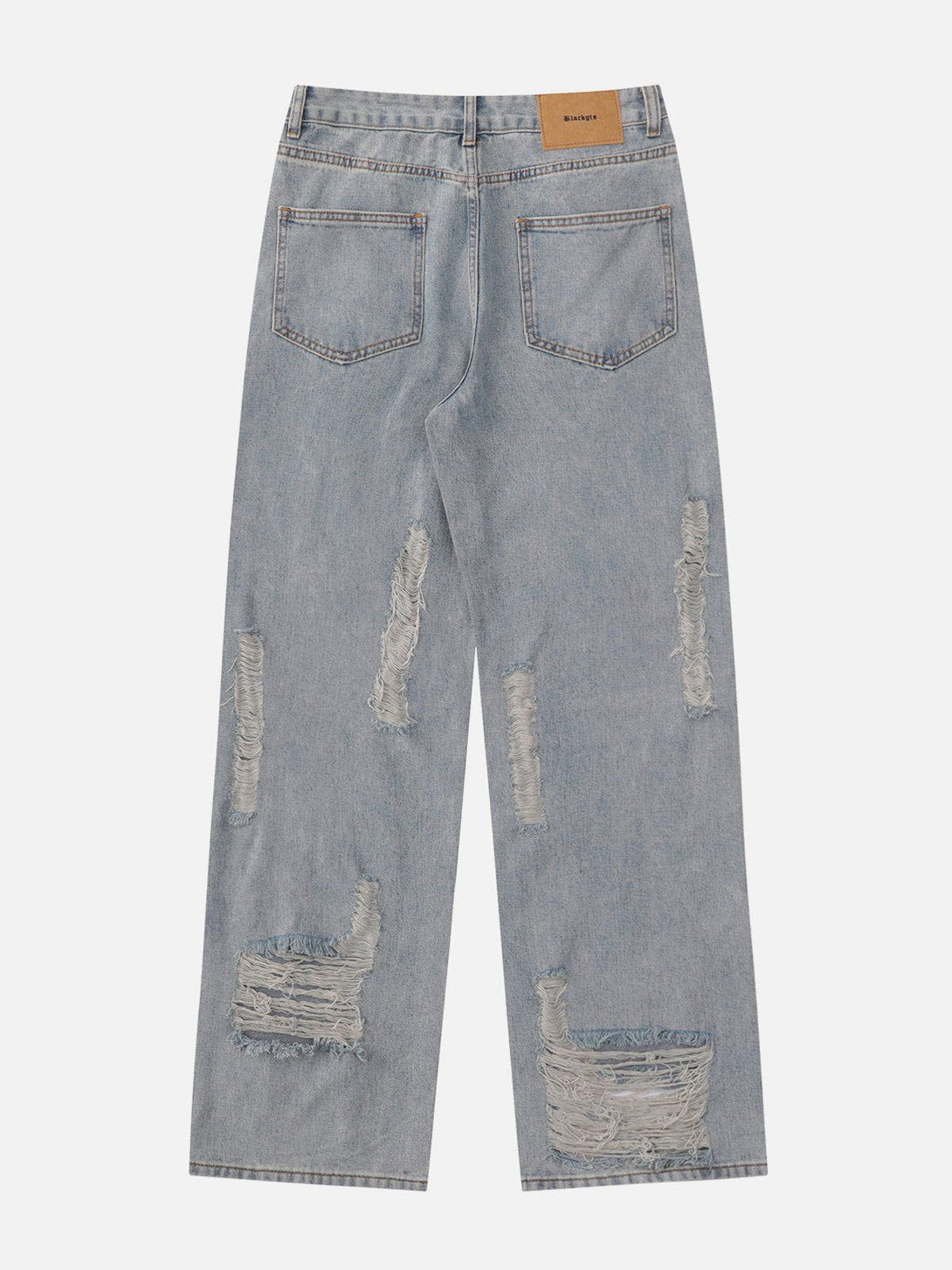 Helmiss - Broken Holes Jeans- Streetwear Fashion - helmiss.com