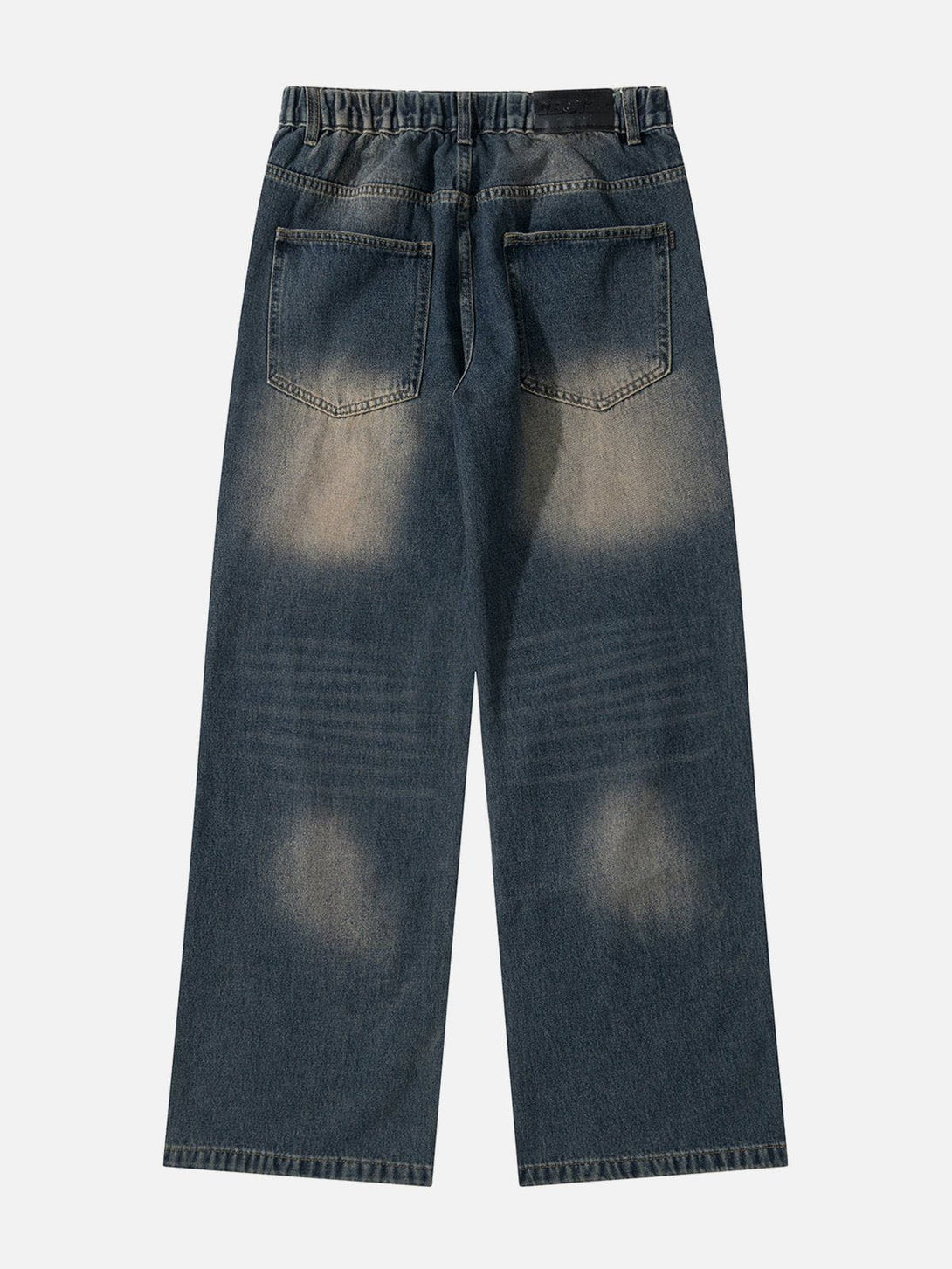 Helmiss - Broken Holes Washed Jeans- Streetwear Fashion - helmiss.com