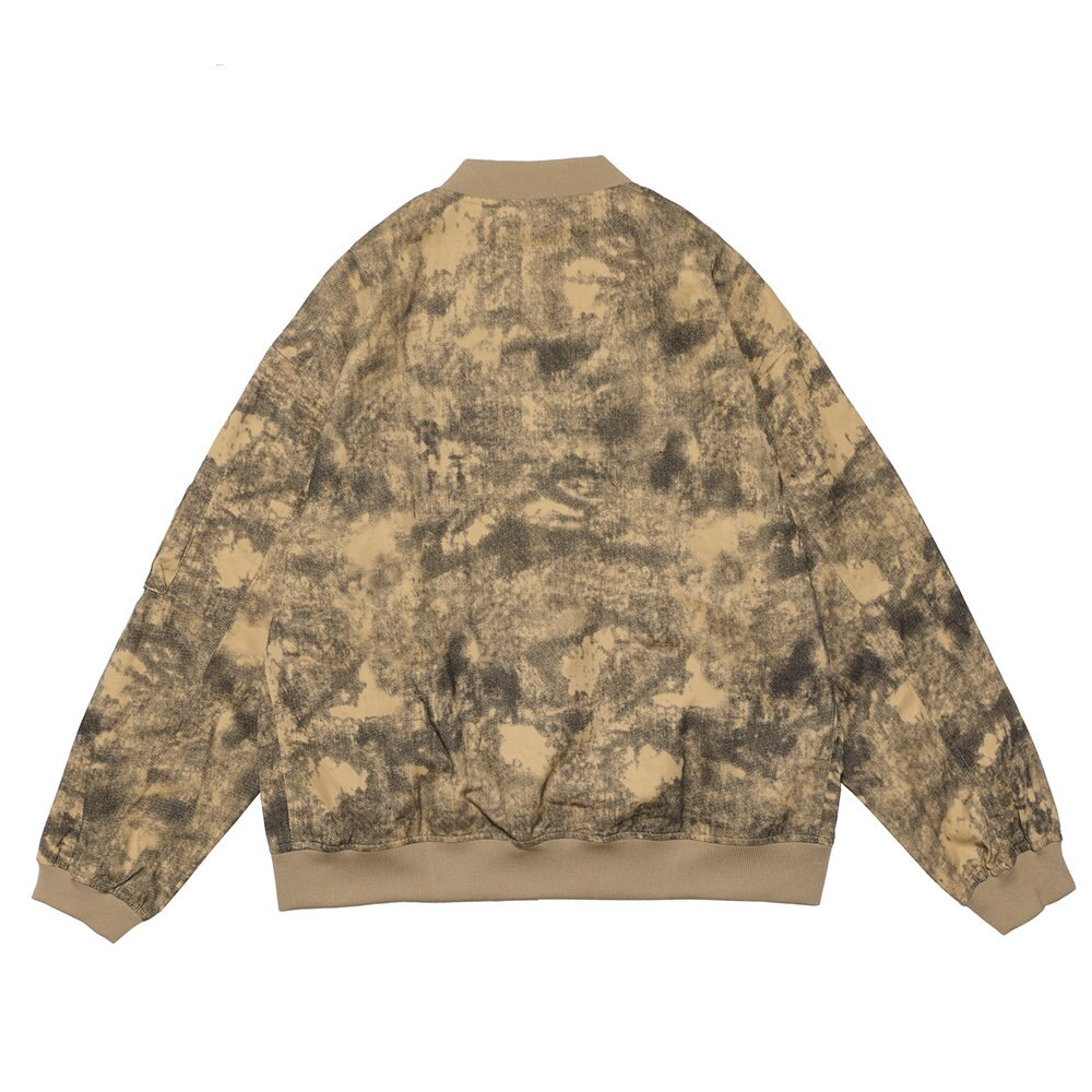 Helmiss - Brown Camouflage Jacket- Streetwear Fashion - helmiss.com