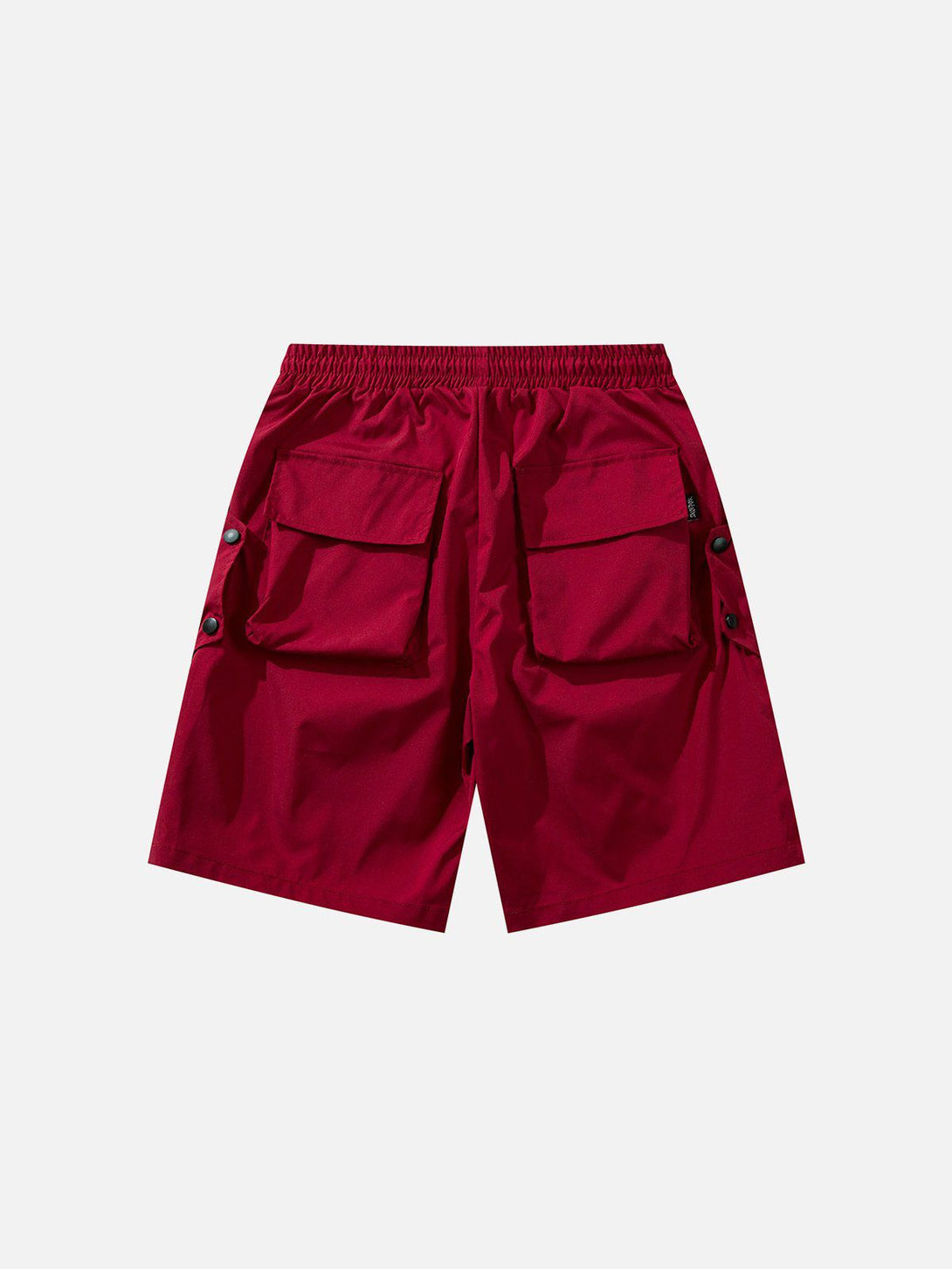 Helmiss - Buckle Decoration Solid Shorts- Streetwear Fashion - helmiss.com