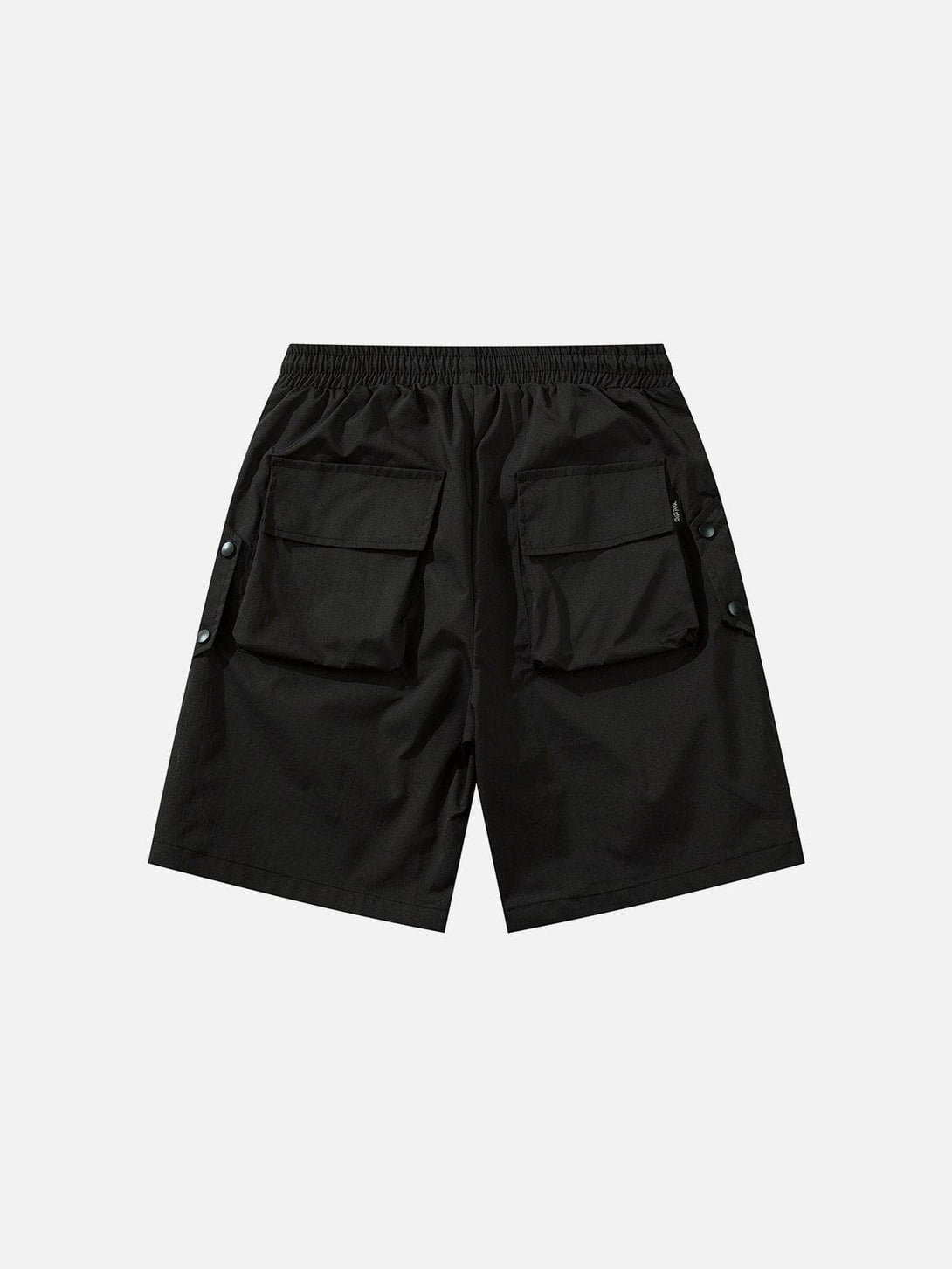 Helmiss - Buckle Decoration Solid Shorts- Streetwear Fashion - helmiss.com