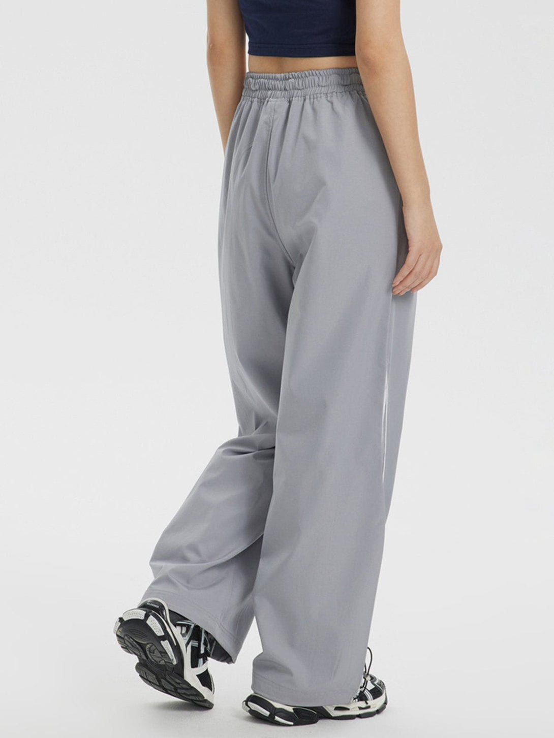 Helmiss - Bungee Drawstring Web Stripe Pants- Streetwear Fashion - helmiss.com