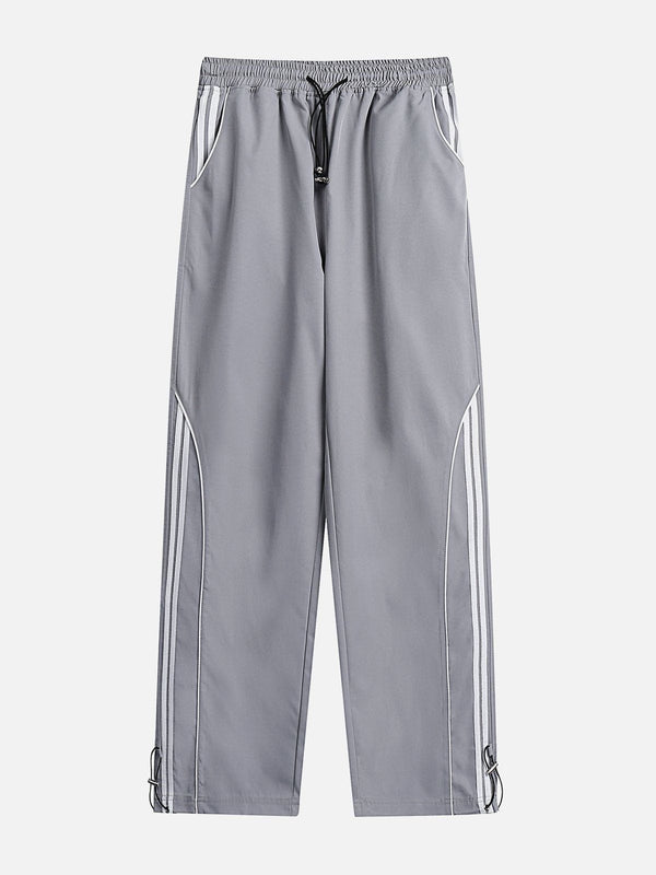 Helmiss - Bungee Drawstring Web Stripe Pants- Streetwear Fashion - helmiss.com