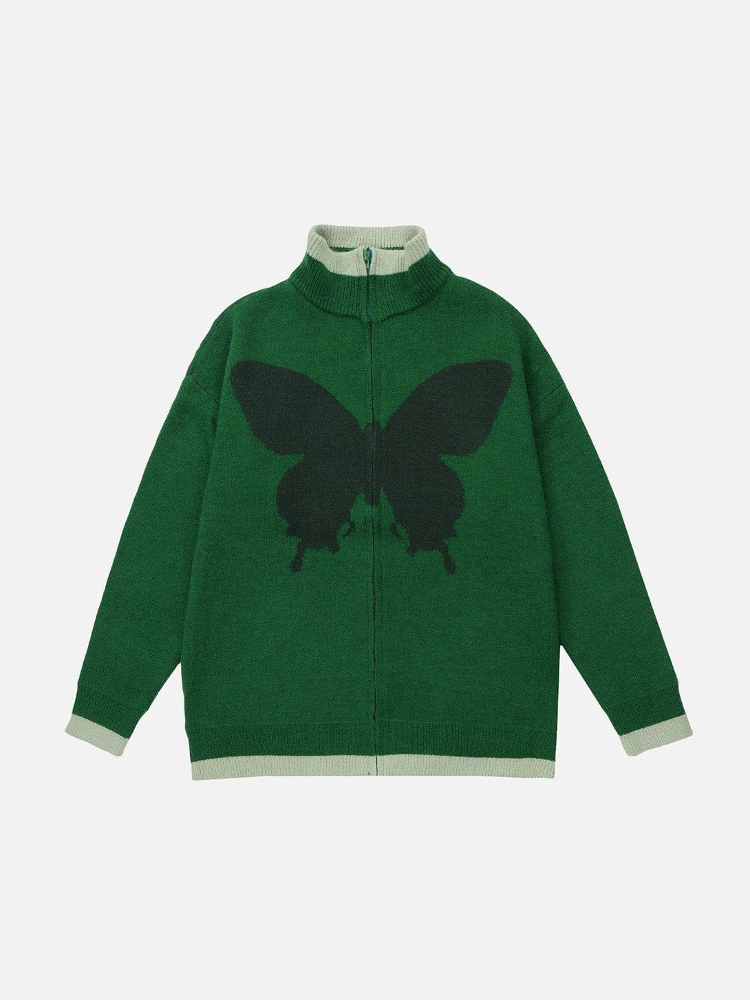 Helmiss - Butterfly Embroidery Cardigan- Streetwear Fashion - helmiss.com