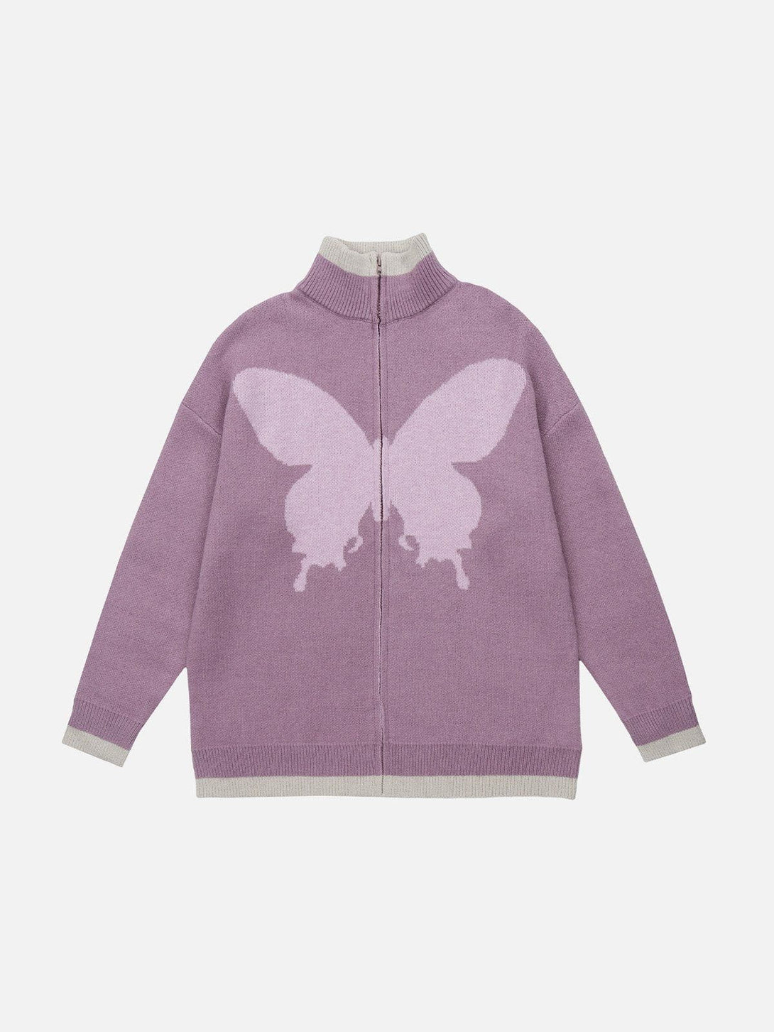 Helmiss - Butterfly Embroidery Cardigan- Streetwear Fashion - helmiss.com