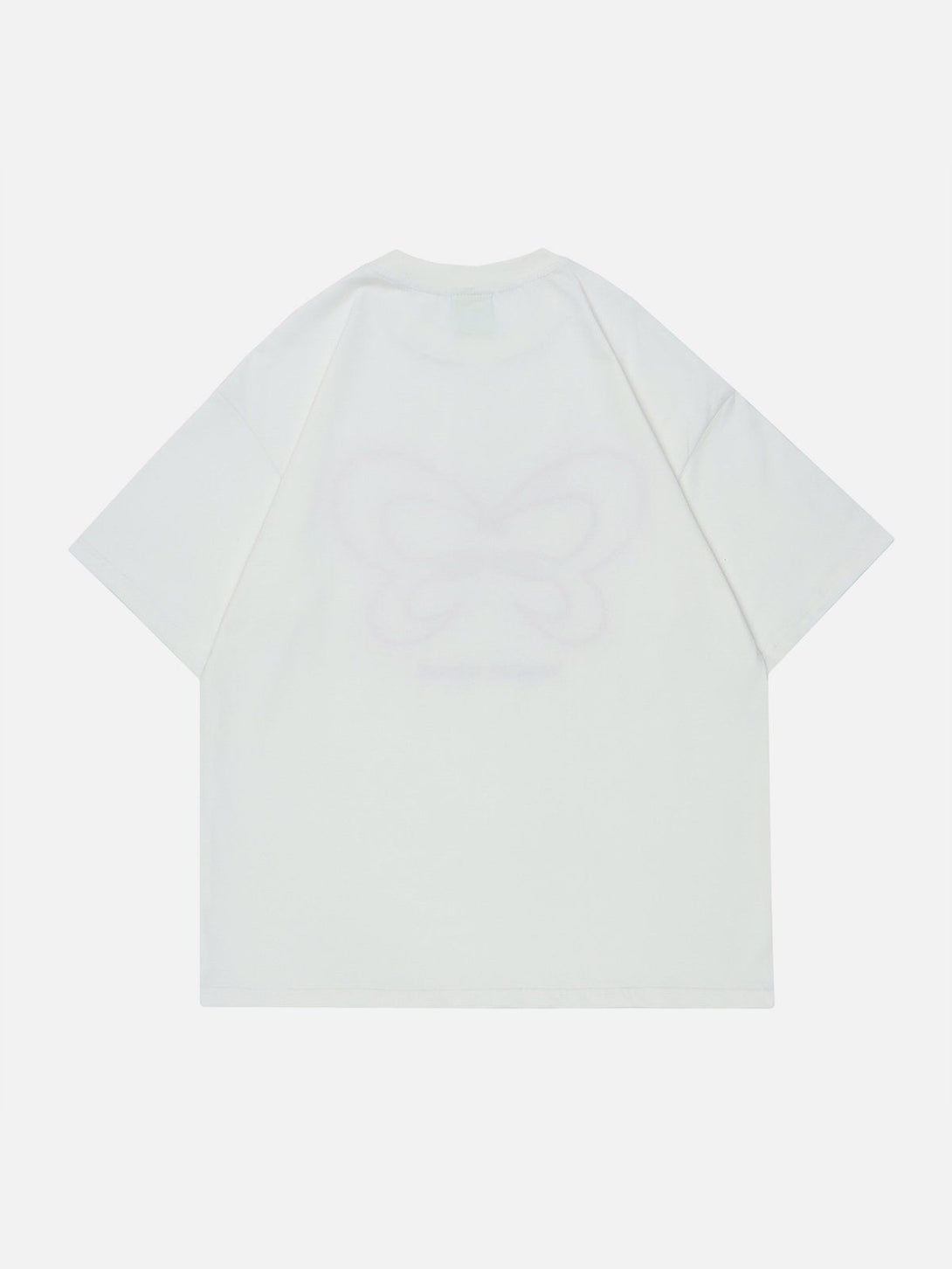 Helmiss - Butterfly Embroidery Tee- Streetwear Fashion - helmiss.com