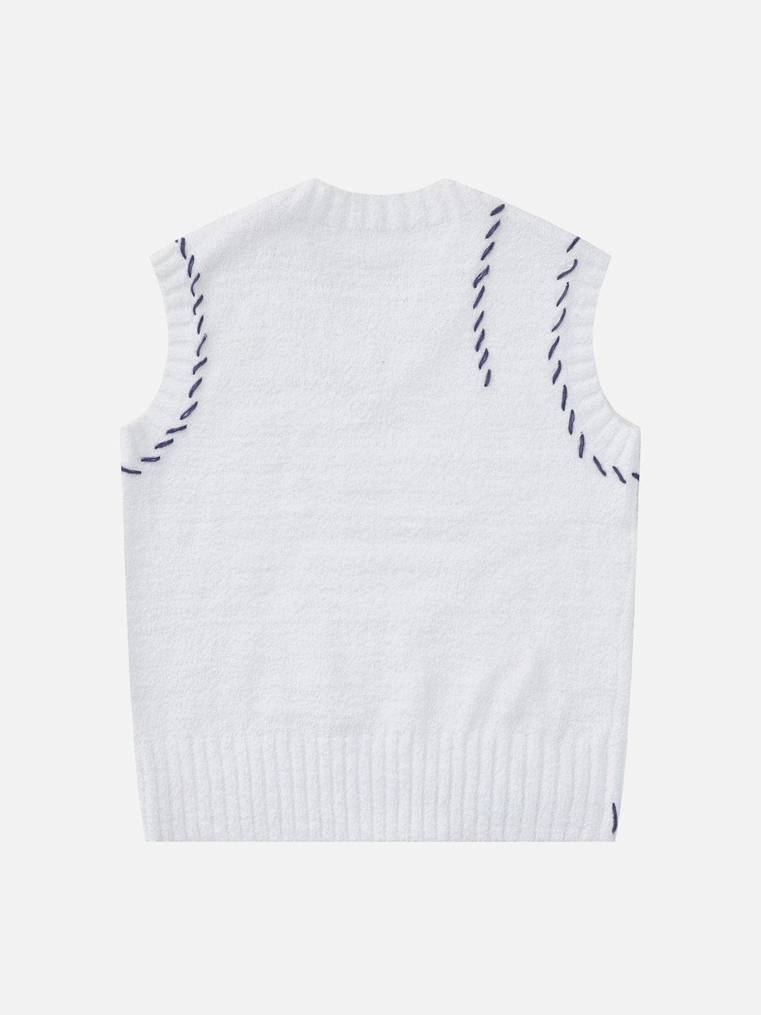 Helmiss - Butterfly Labelling Straps Sweater Vest- Streetwear Fashion - helmiss.com