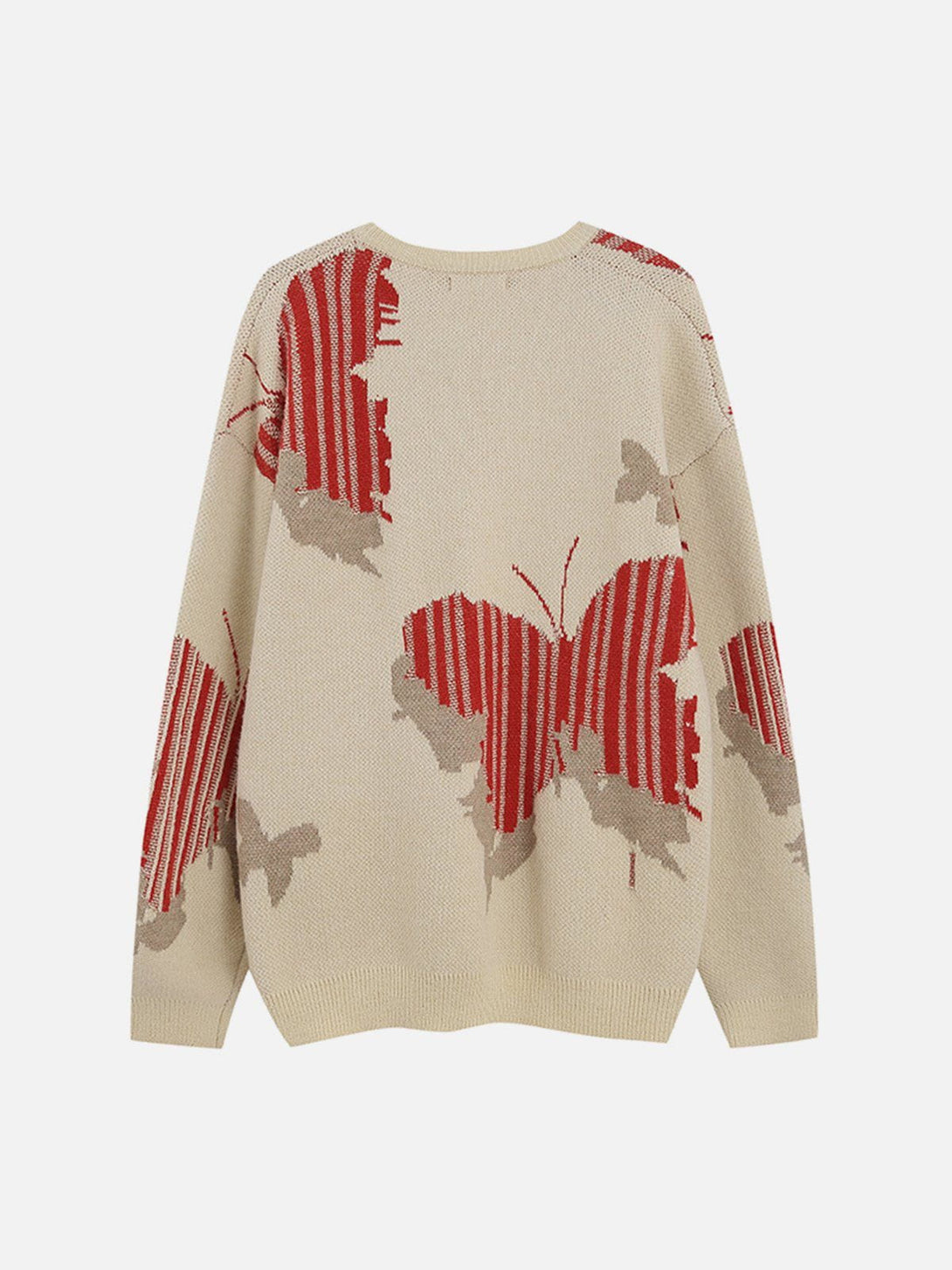 Helmiss - Butterfly Shadow Knit Sweater- Streetwear Fashion - helmiss.com