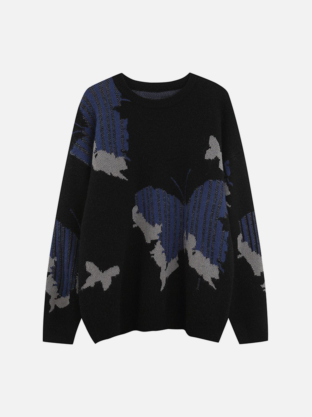 Helmiss - Butterfly Shadow Knit Sweater- Streetwear Fashion - helmiss.com