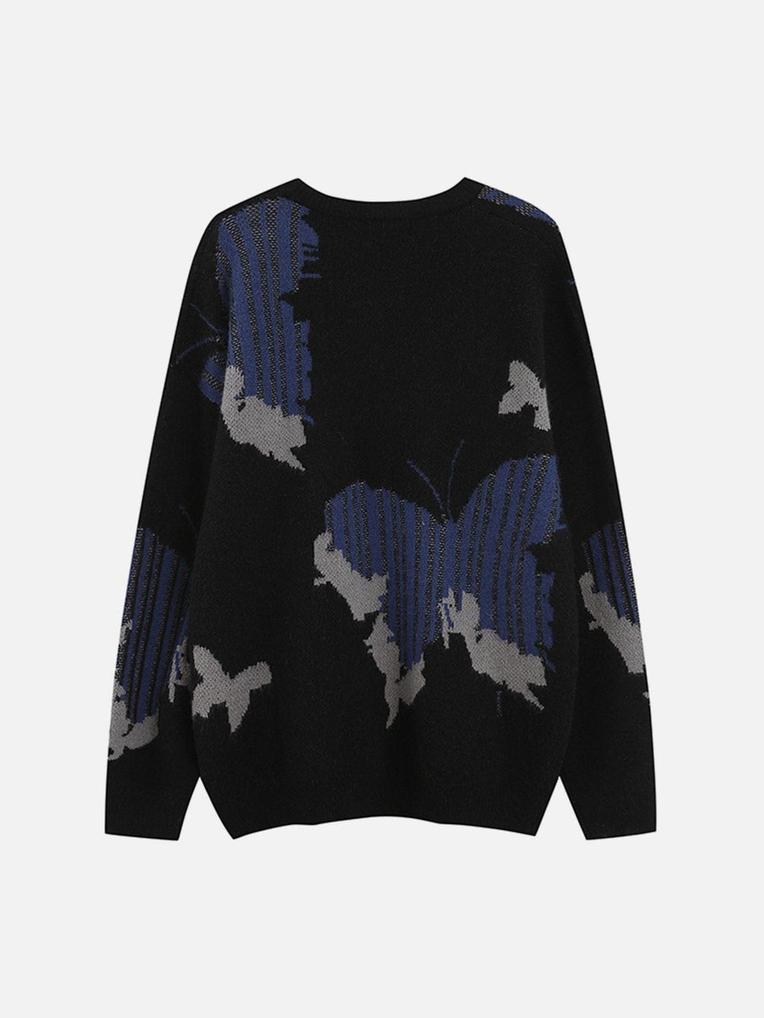 Helmiss - Butterfly Shadow Knit Sweater- Streetwear Fashion - helmiss.com