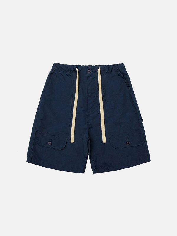 Helmiss - Button Pocket Shorts- Streetwear Fashion - helmiss.com