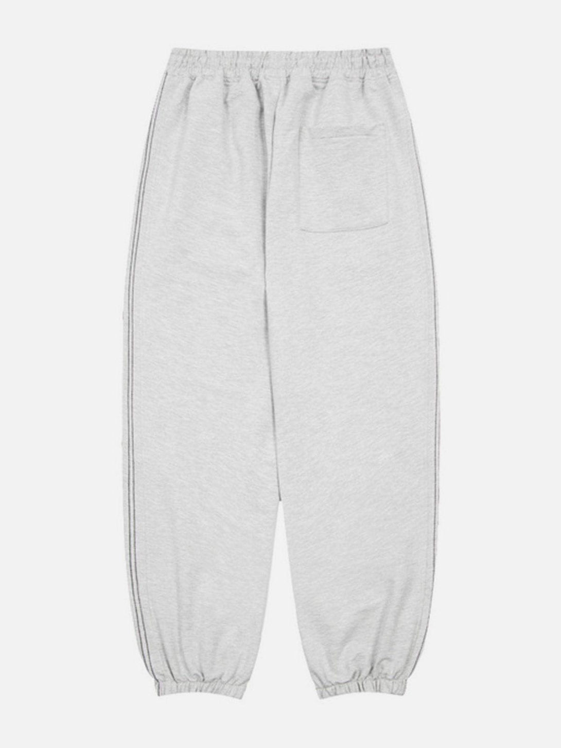 Helmiss - Buttons Drawstring Sweatpants- Streetwear Fashion - helmiss.com