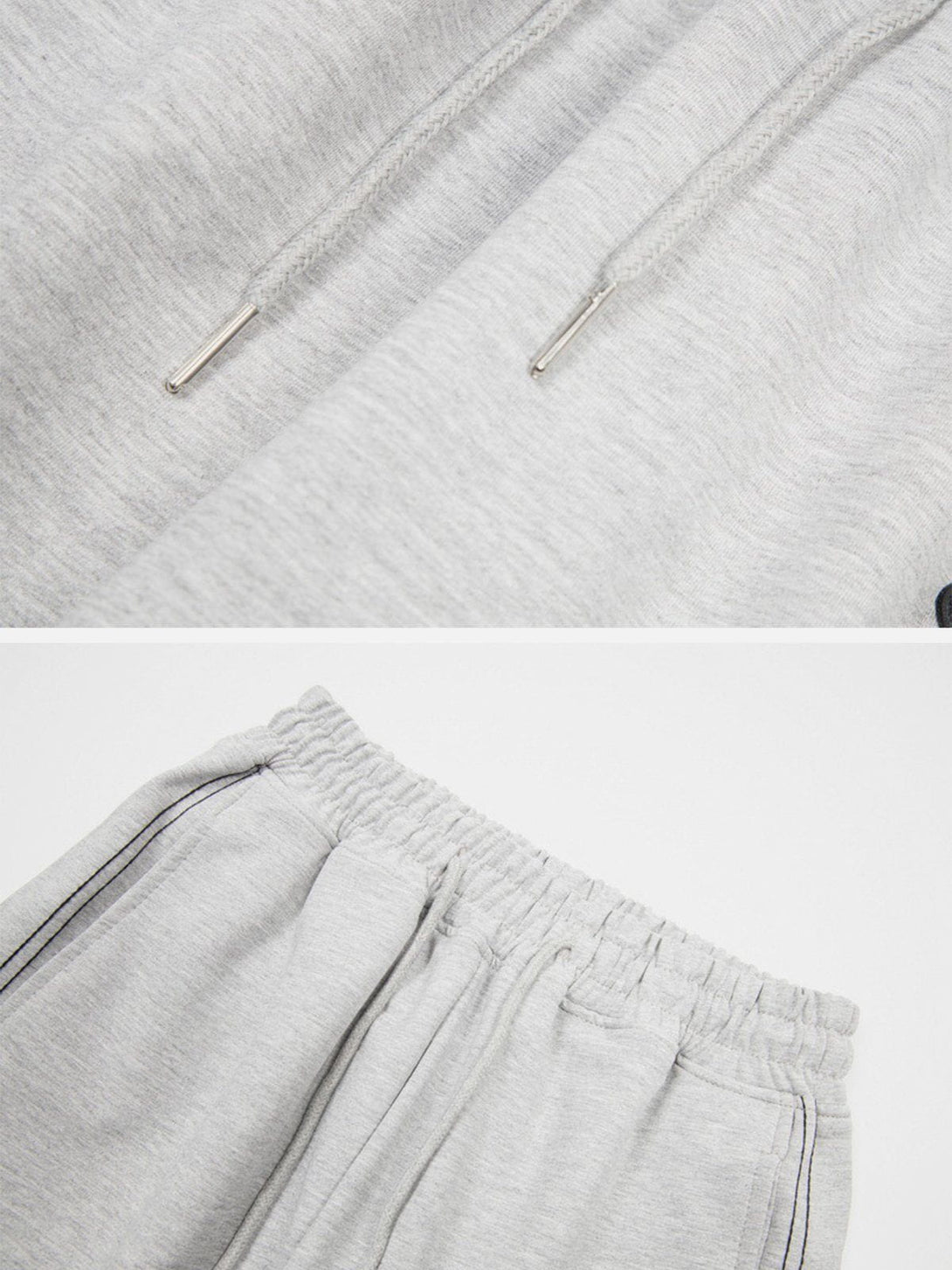 Helmiss - Buttons Drawstring Sweatpants- Streetwear Fashion - helmiss.com