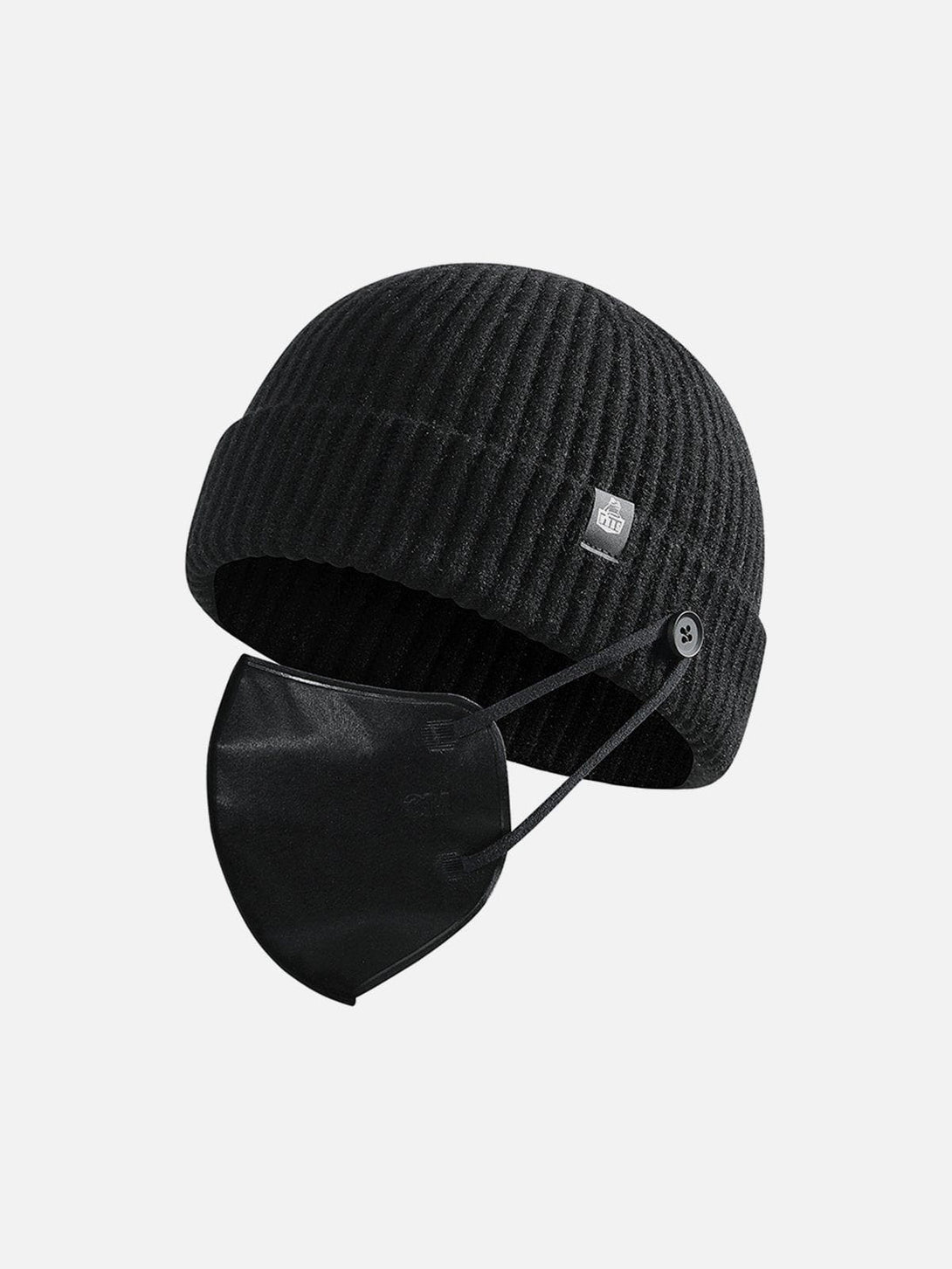 Helmiss - Buttons Knit Dome Hat- Streetwear Fashion - helmiss.com