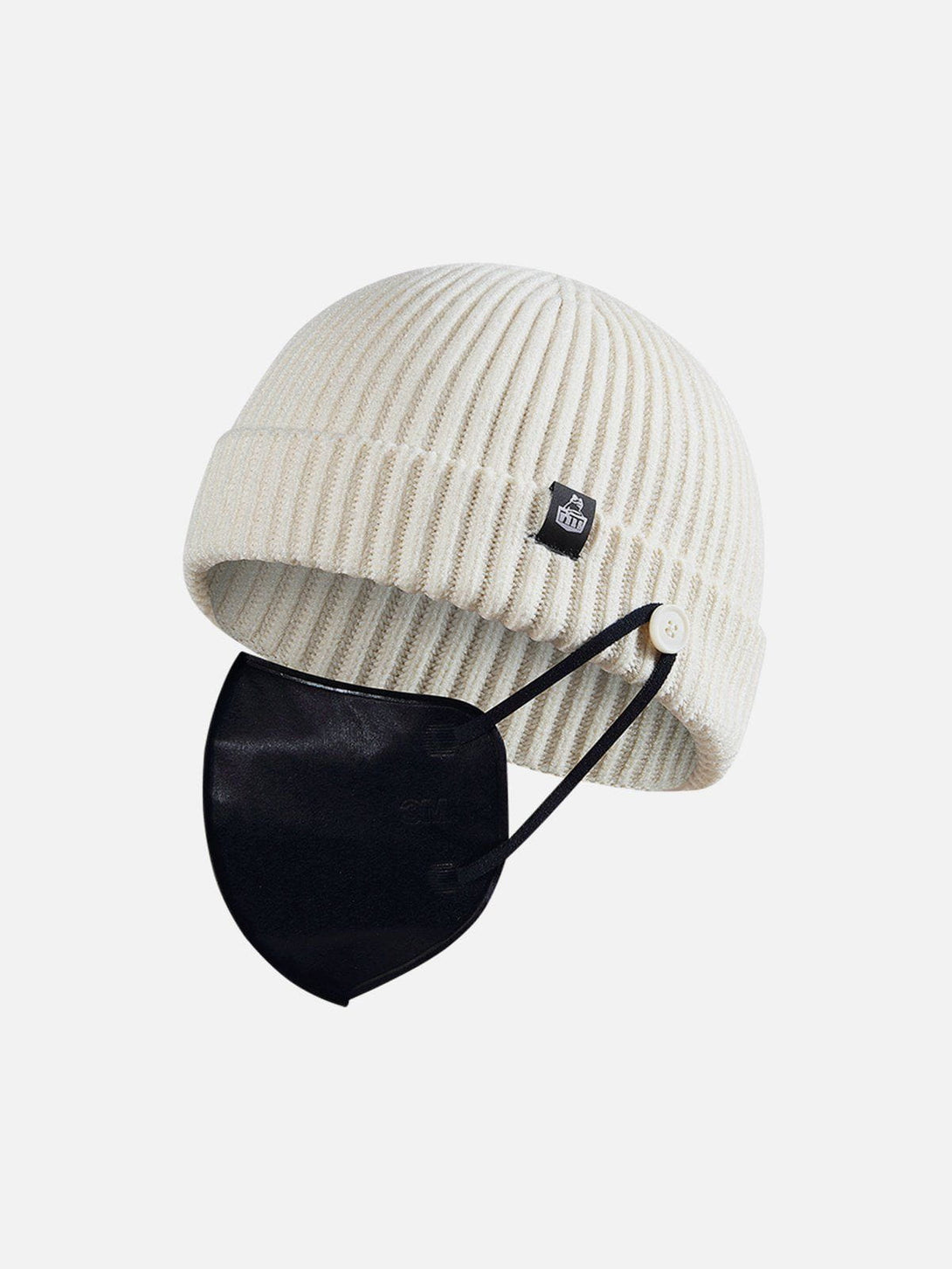 Helmiss - Buttons Knit Dome Hat- Streetwear Fashion - helmiss.com