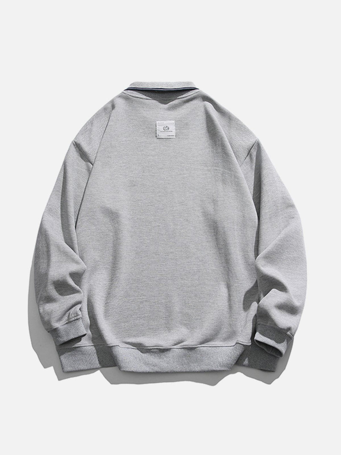 Helmiss - C Letter Embroidery Sweatshirt- Streetwear Fashion - helmiss.com