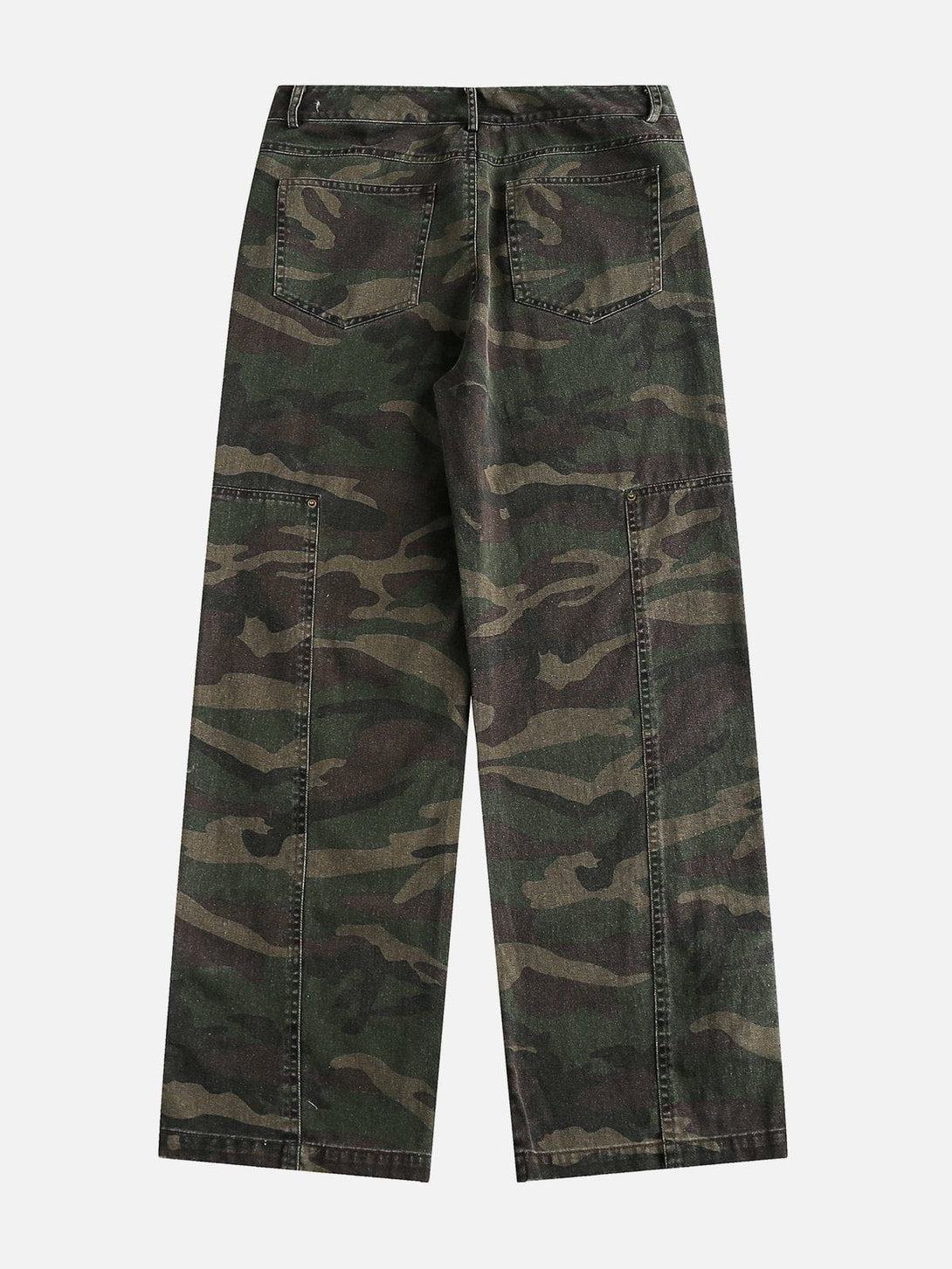 Helmiss - Camouflage Patchwork Jeans- Streetwear Fashion - helmiss.com