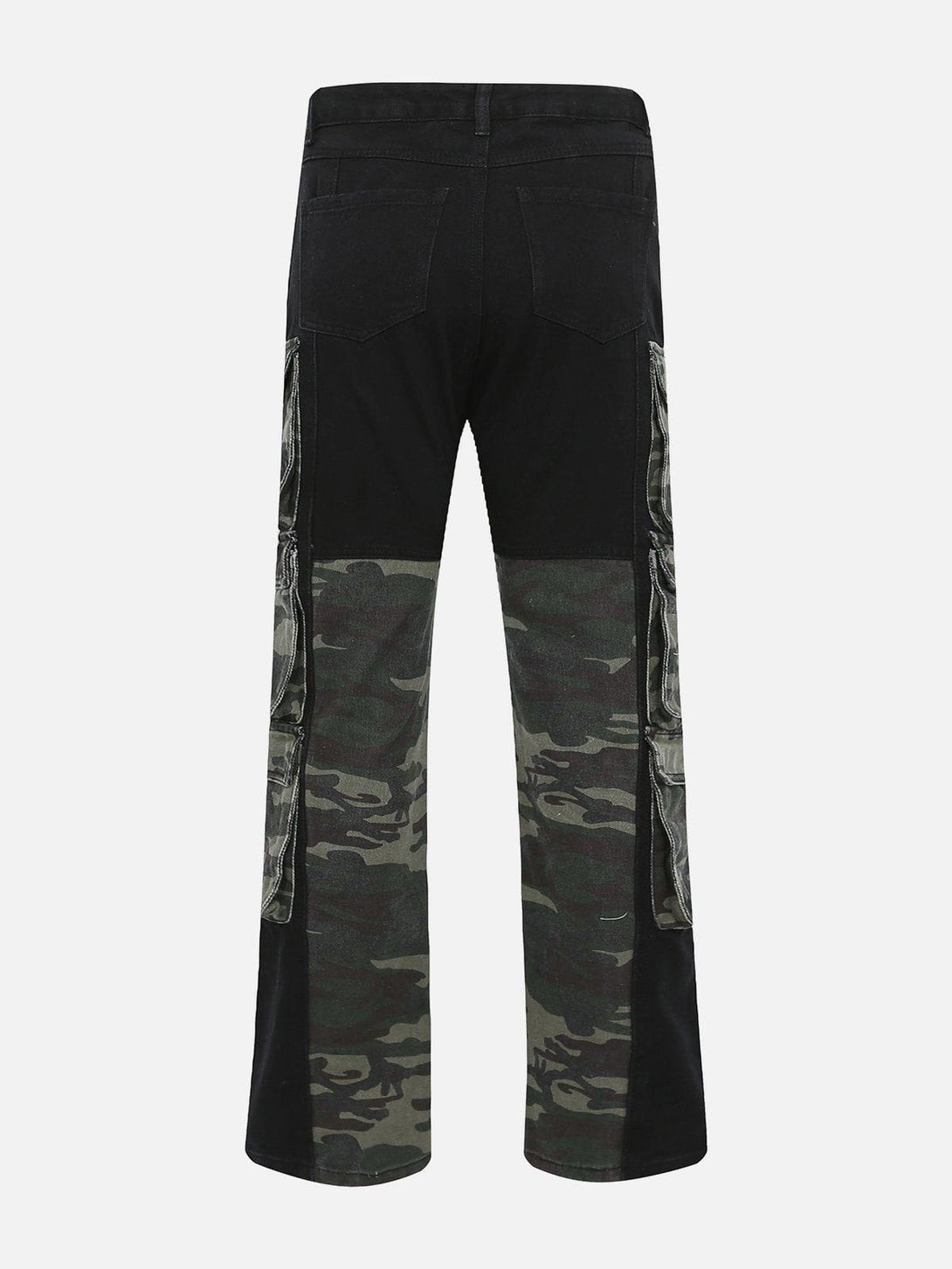 Helmiss - Camouflage Patchwork Jeans- Streetwear Fashion - helmiss.com