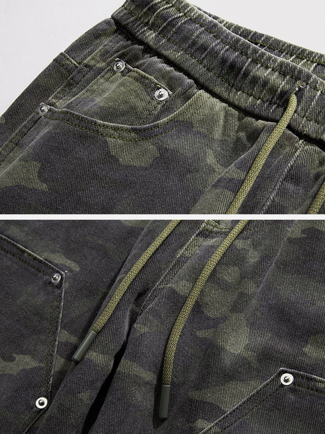 Helmiss - Camouflage Print Jeans- Streetwear Fashion - helmiss.com