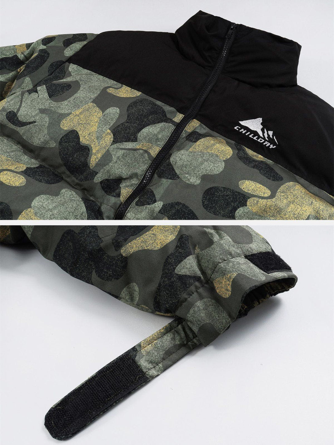 Helmiss - Camouflage Print Winter Coat- Streetwear Fashion - helmiss.com