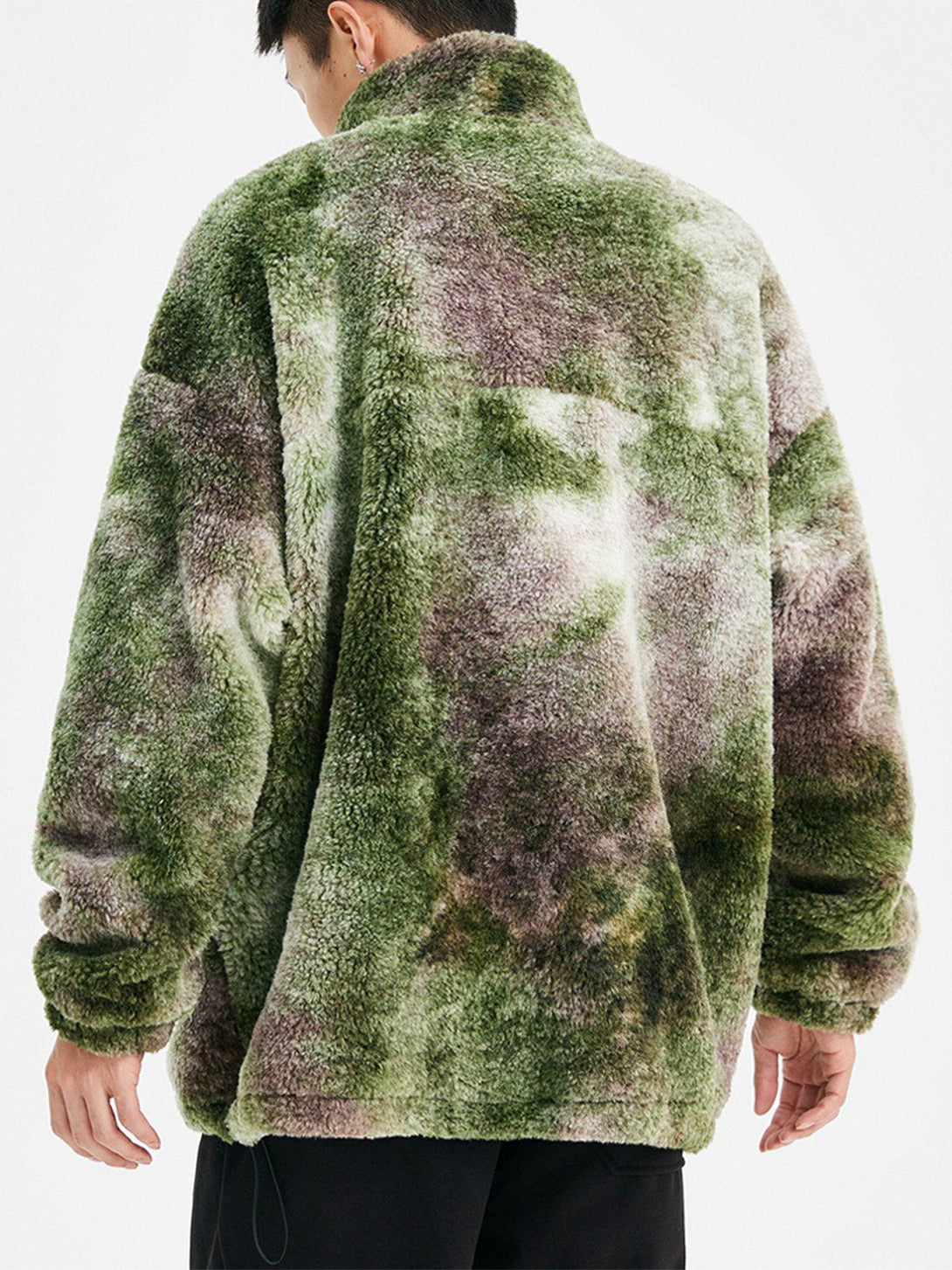 Helmiss - Camouflage Sherpa Pullover Winter Coat- Streetwear Fashion - helmiss.com