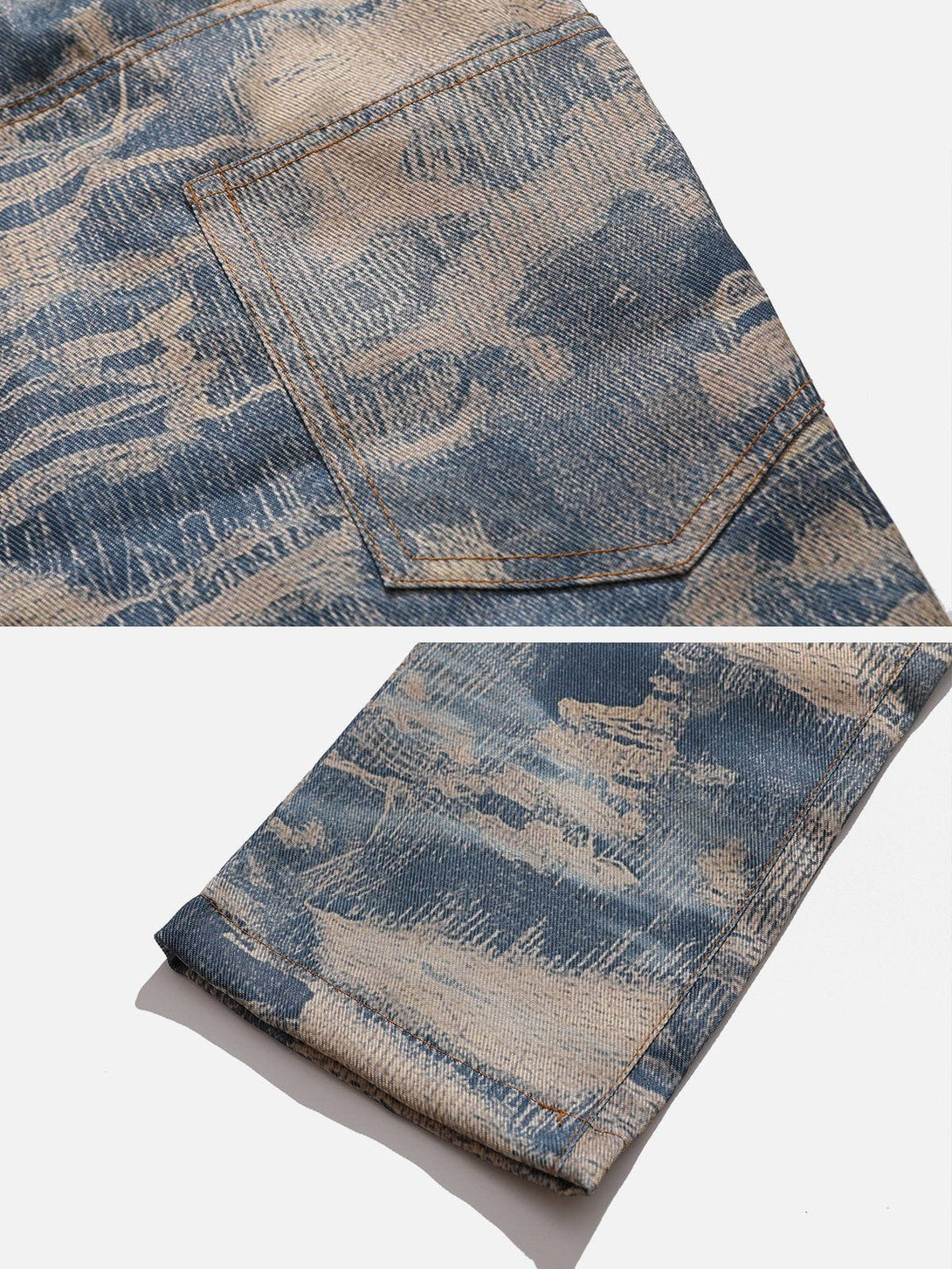 Helmiss - Camouflage Tie Dye Jeans- Streetwear Fashion - helmiss.com