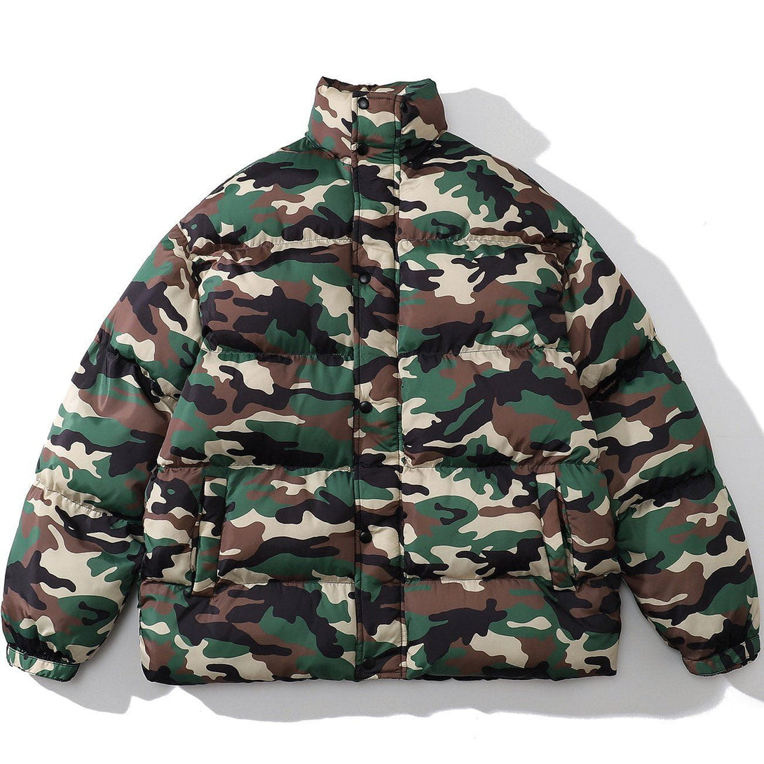 Helmiss - Camouflage Winter Coat- Streetwear Fashion - helmiss.com