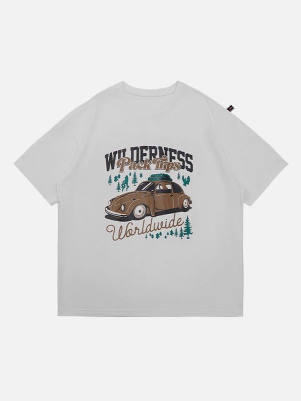 Helmiss - Car Print Tee- Streetwear Fashion - helmiss.com