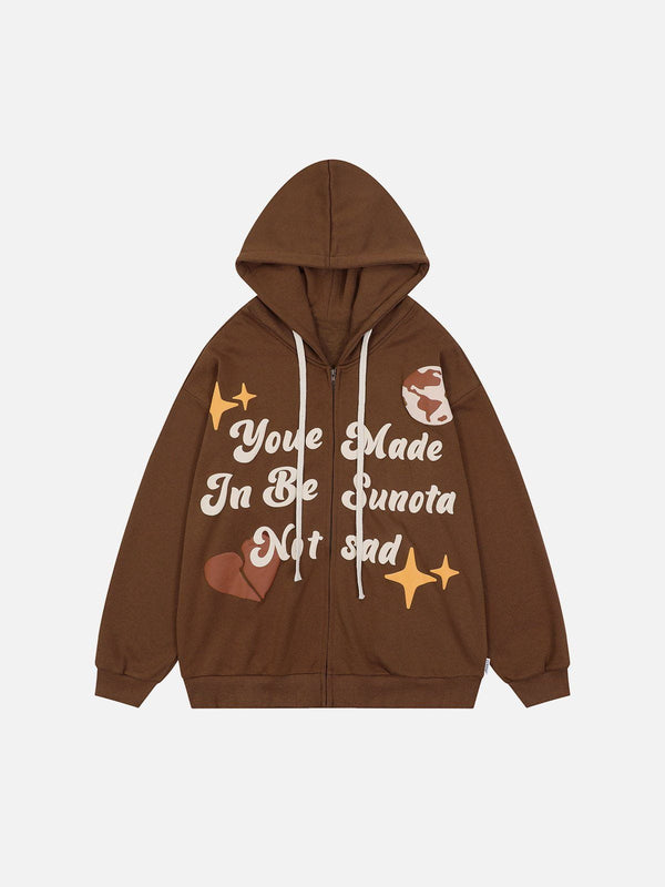 Helmiss - Cartoon Alphabet Hoodie- Streetwear Fashion - helmiss.com