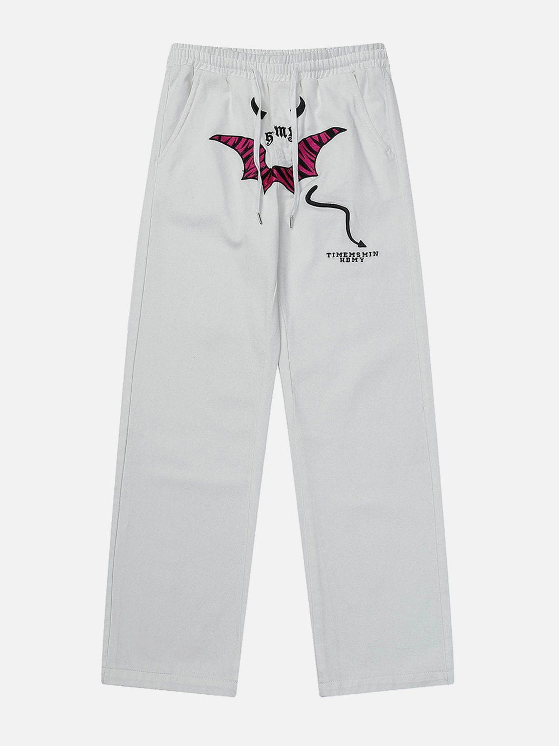 Helmiss - Cartoon Bat Elastic Pants- Streetwear Fashion - helmiss.com