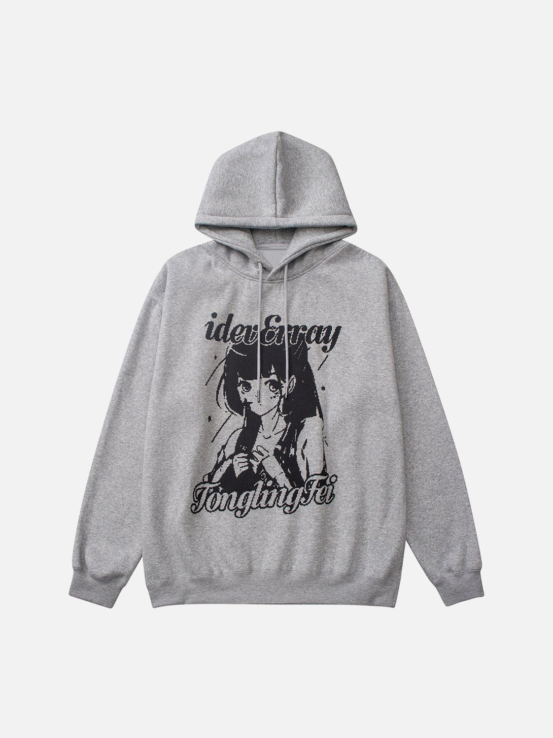 Helmiss - Cartoon Character Print Hoodie- Streetwear Fashion - helmiss.com