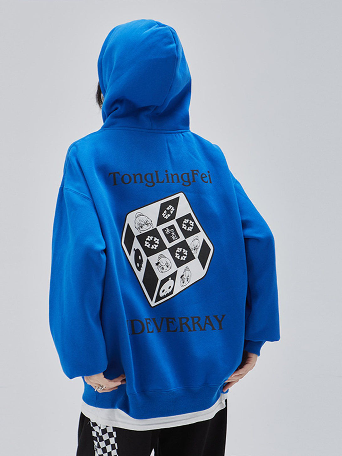 Helmiss - Cartoon Color Blocking Hoodie- Streetwear Fashion - helmiss.com