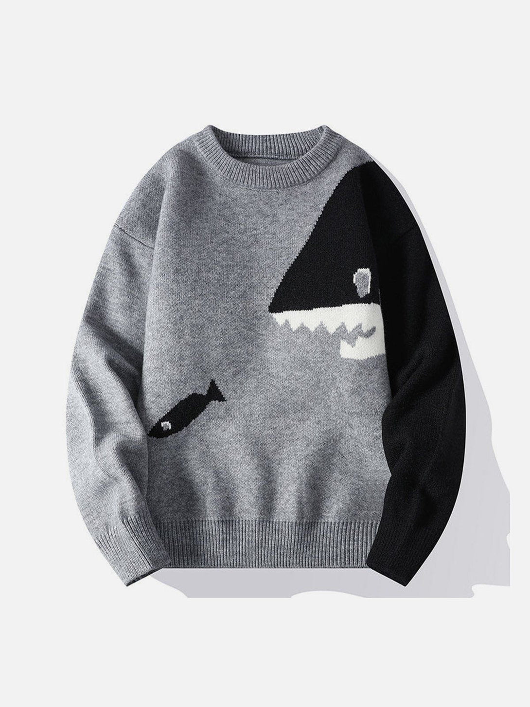 Helmiss - Cartoon Shark Sweater- Streetwear Fashion - helmiss.com