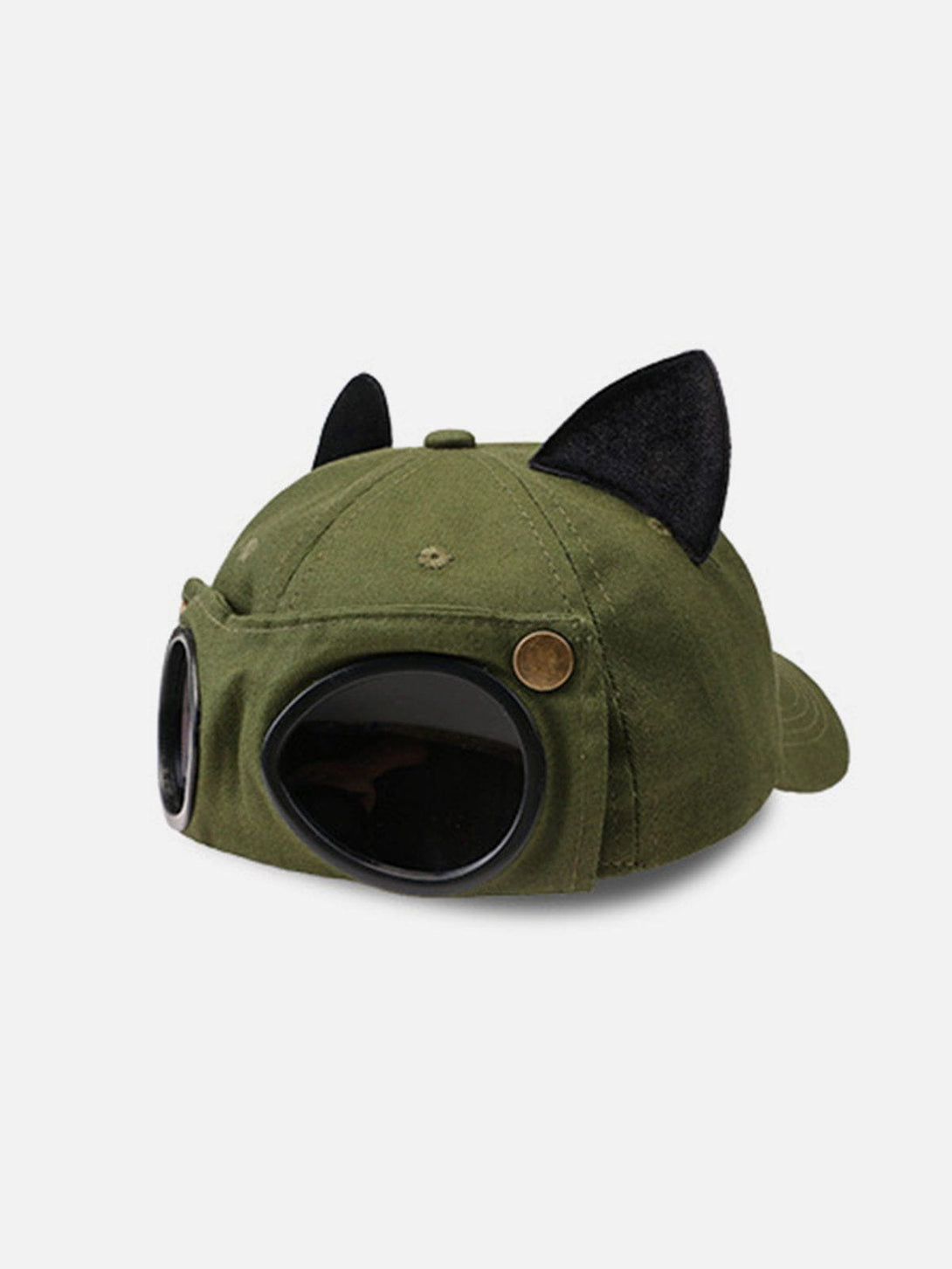 Helmiss - Cat Ears Aviator Glasses Baseball Hat- Streetwear Fashion - helmiss.com