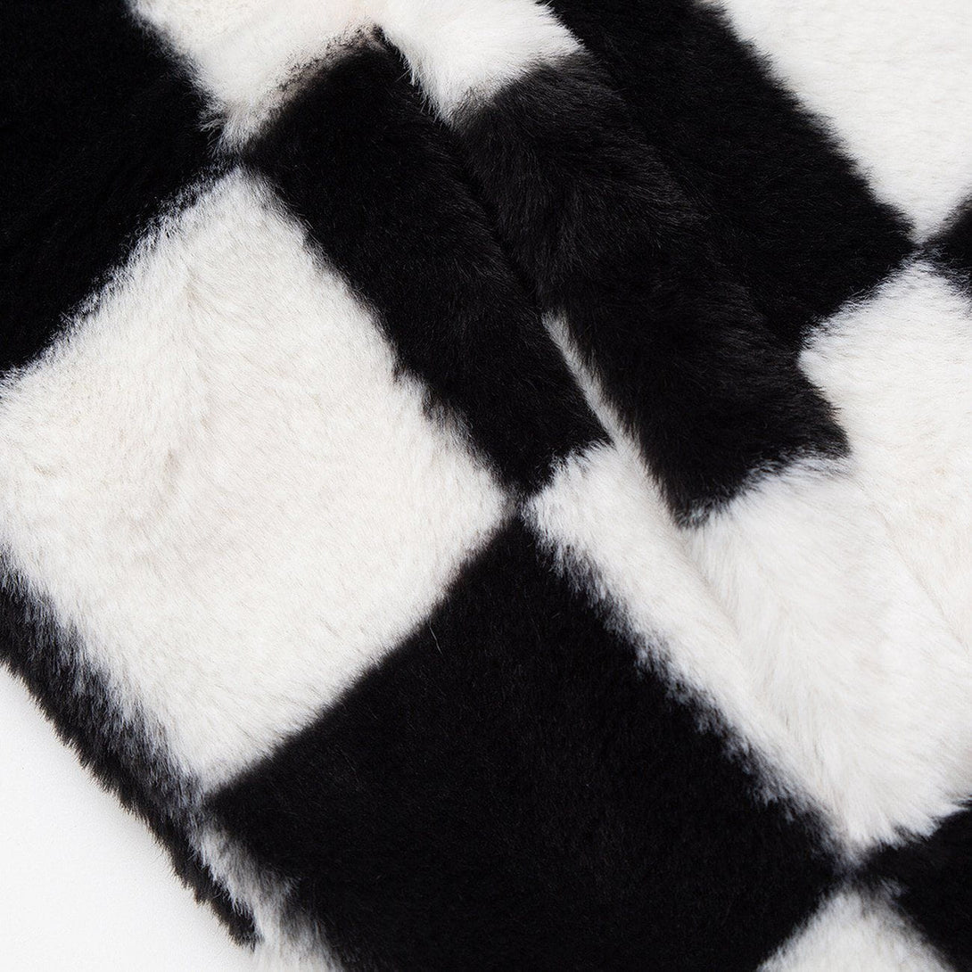 Helmiss - Checkerboard Winter Coat- Streetwear Fashion - helmiss.com