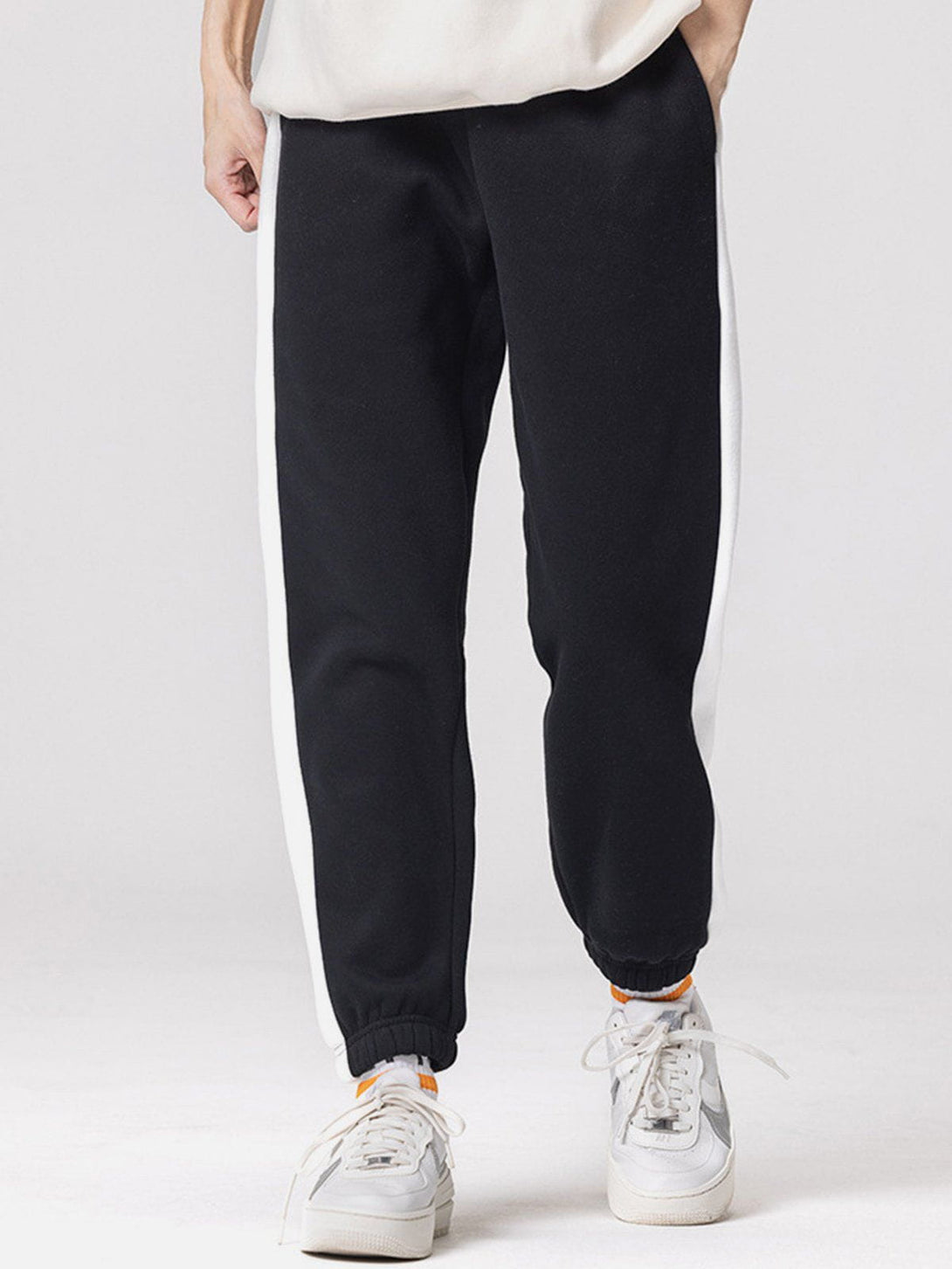 Helmiss - Clashing Color Patchwork Sweatpants- Streetwear Fashion - helmiss.com