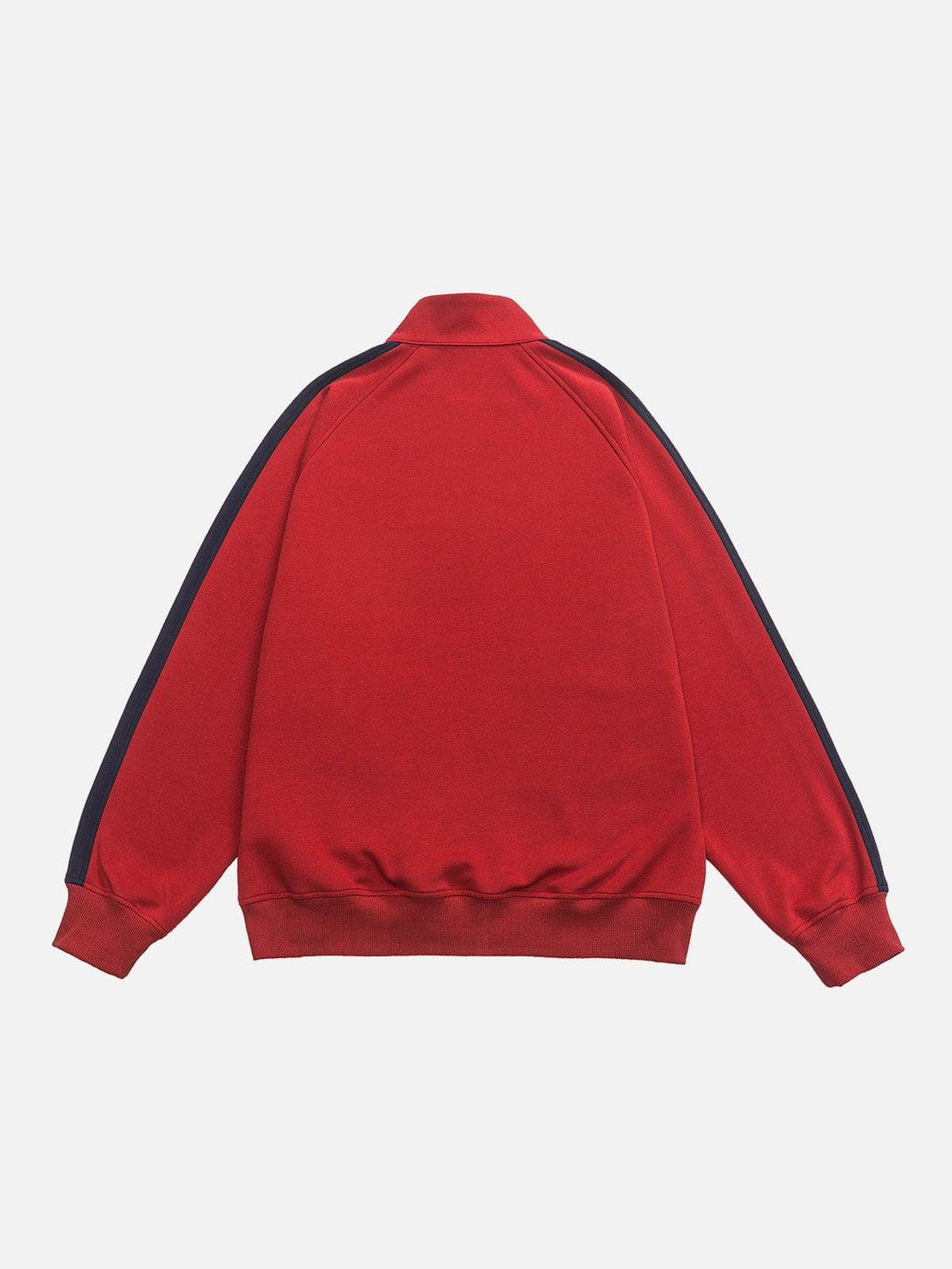 Helmiss - Color Block Polo Sweatshirt- Streetwear Fashion - helmiss.com