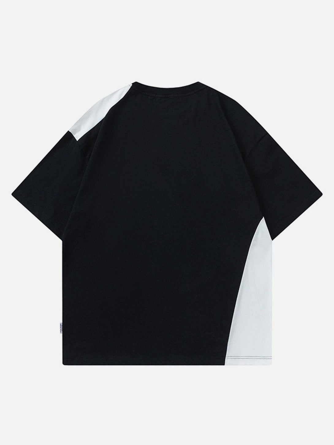 Helmiss - Color Clash Print Tee- Streetwear Fashion - helmiss.com