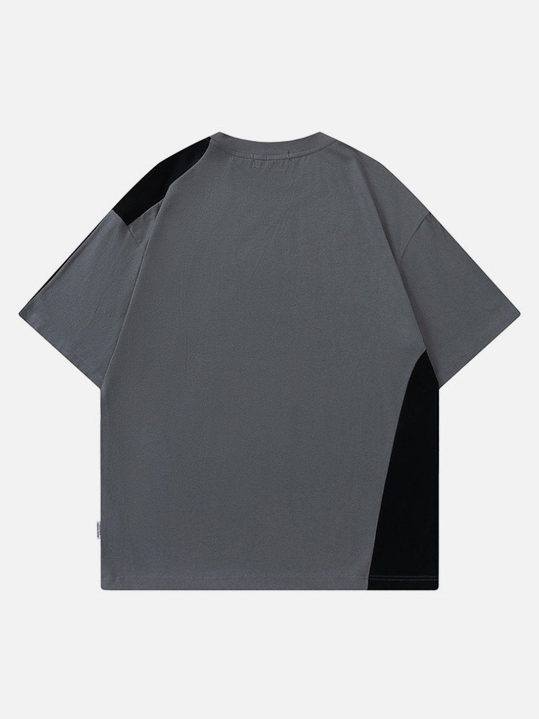 Helmiss - Color Clash Print Tee- Streetwear Fashion - helmiss.com