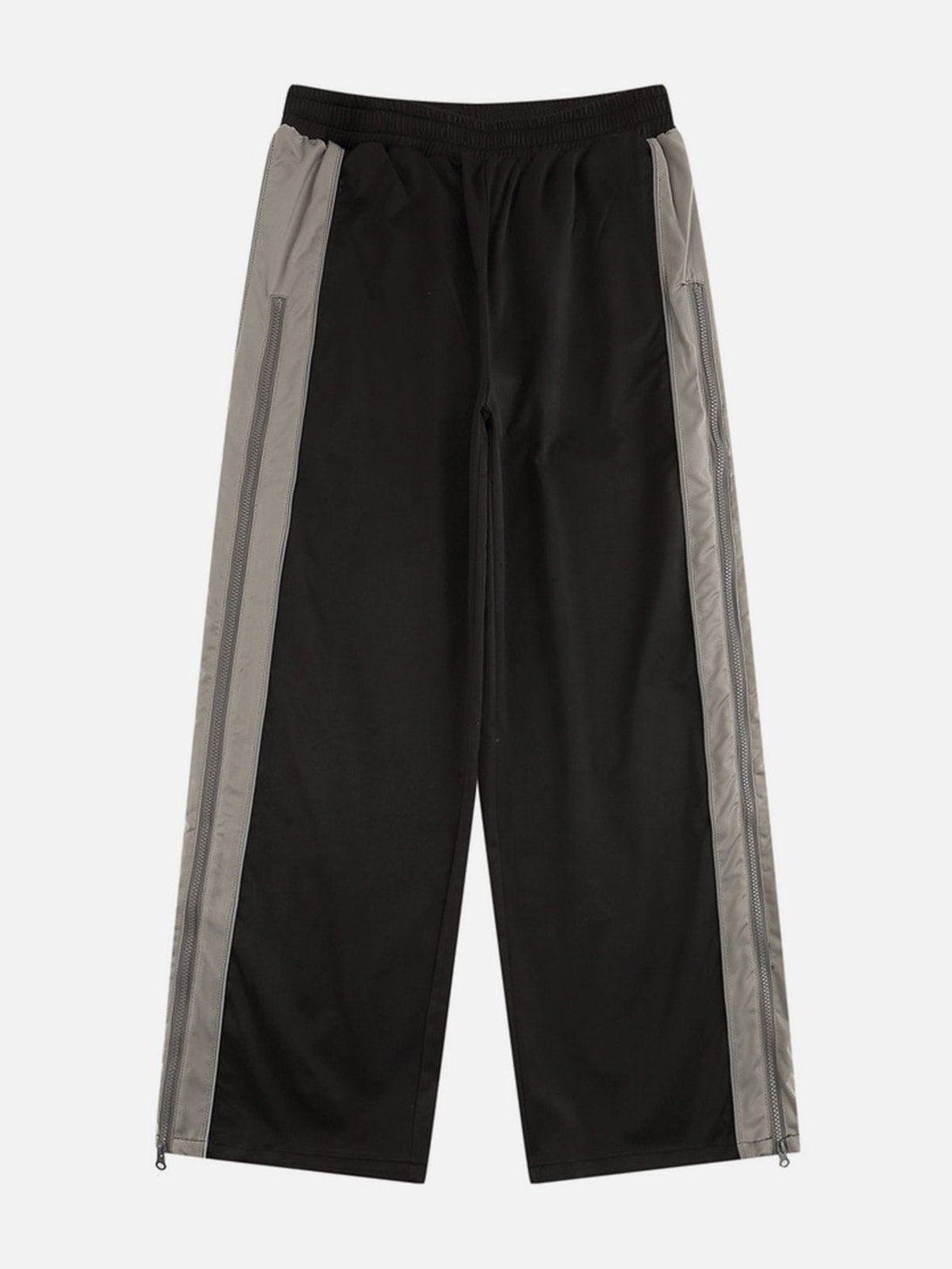 Helmiss - Color Panel Zip UP Pants- Streetwear Fashion - helmiss.com