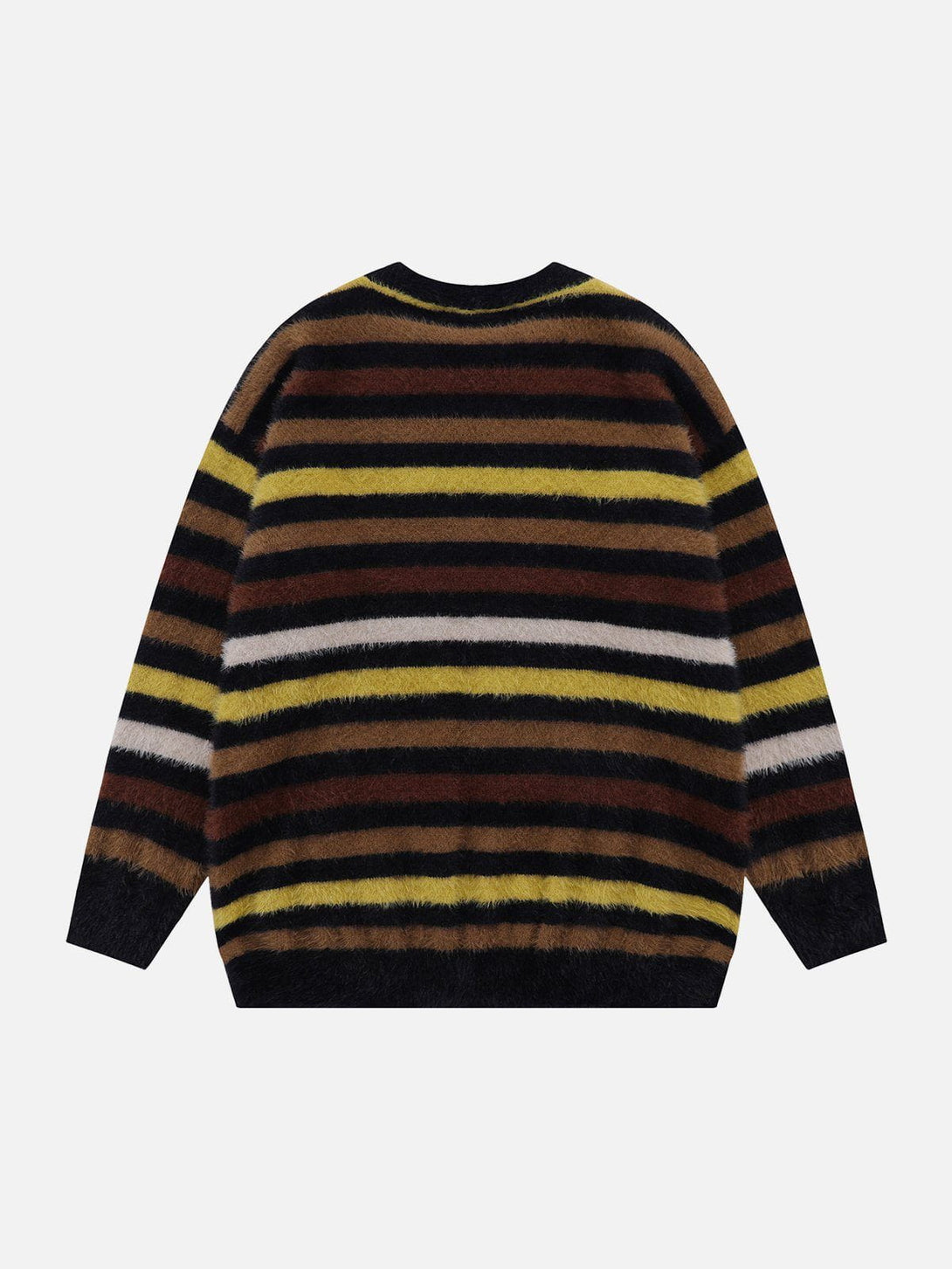 Helmiss - Color Striped Star Sweater- Streetwear Fashion - helmiss.com