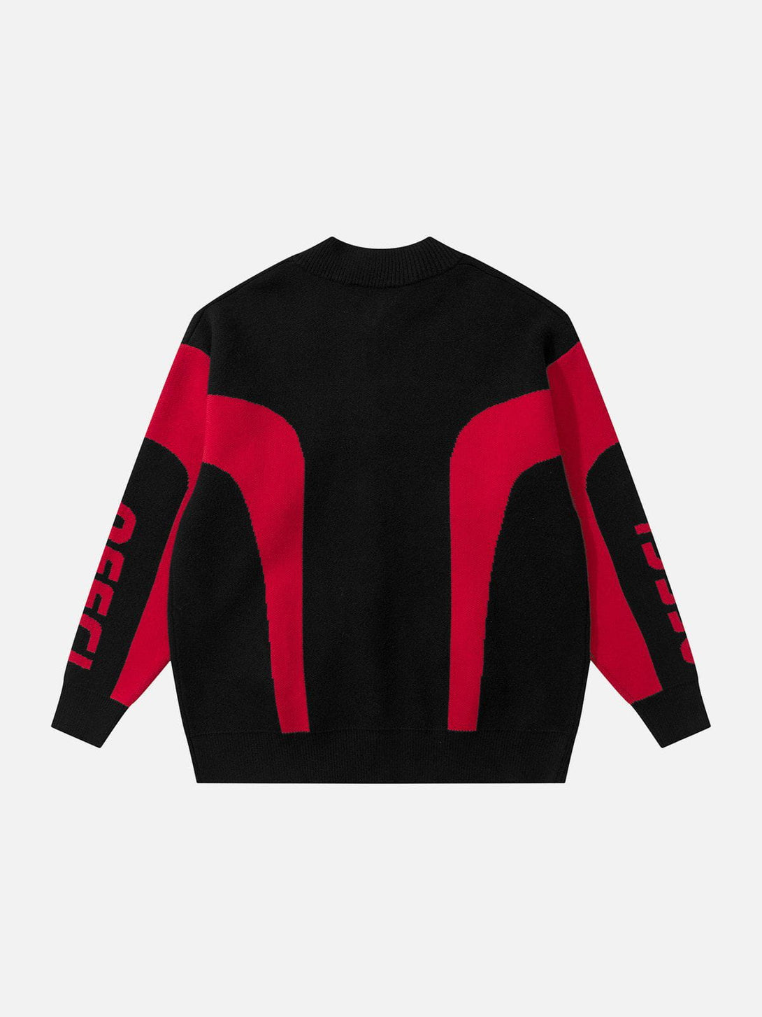 Helmiss - Colorblock Racing Cardigan- Streetwear Fashion - helmiss.com