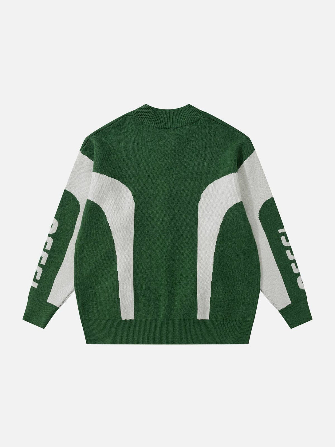 Helmiss - Colorblock Racing Cardigan- Streetwear Fashion - helmiss.com