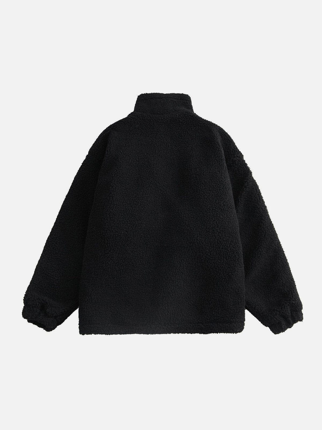 Helmiss - Colorblock Sherpa Winter Coat- Streetwear Fashion - helmiss.com