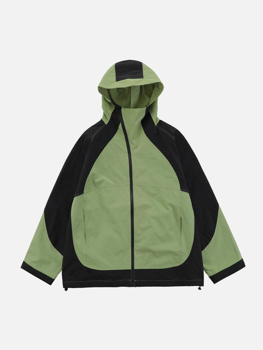 Helmiss - Colorblock Simple Anorak- Streetwear Fashion - helmiss.com