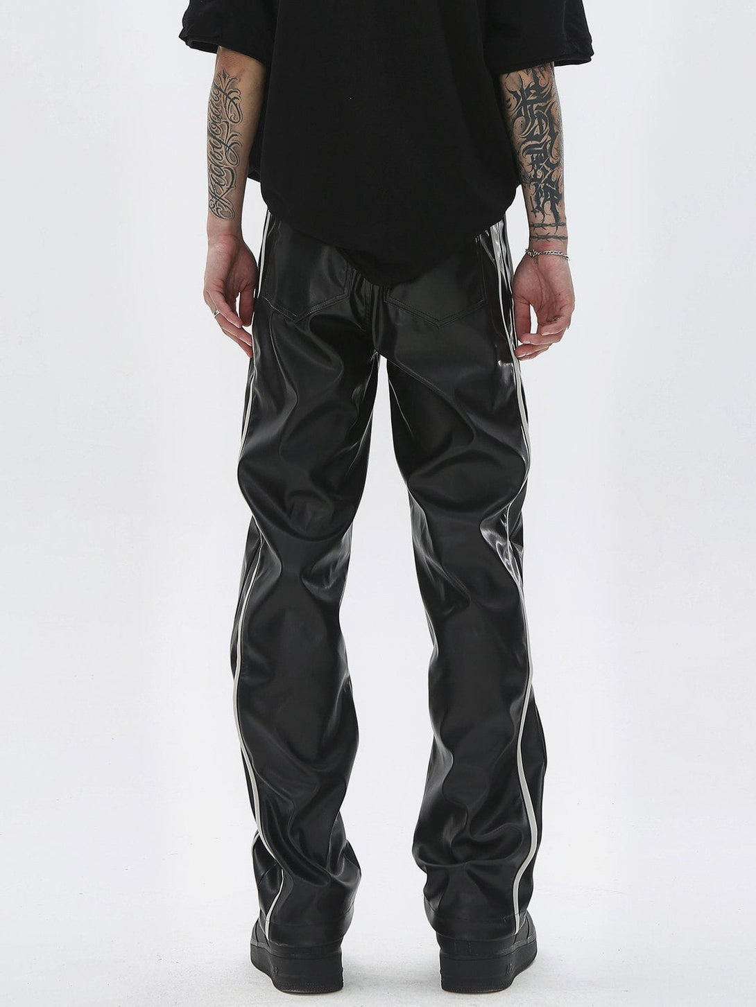 Helmiss - Colorblock Zipper Pants- Streetwear Fashion - helmiss.com